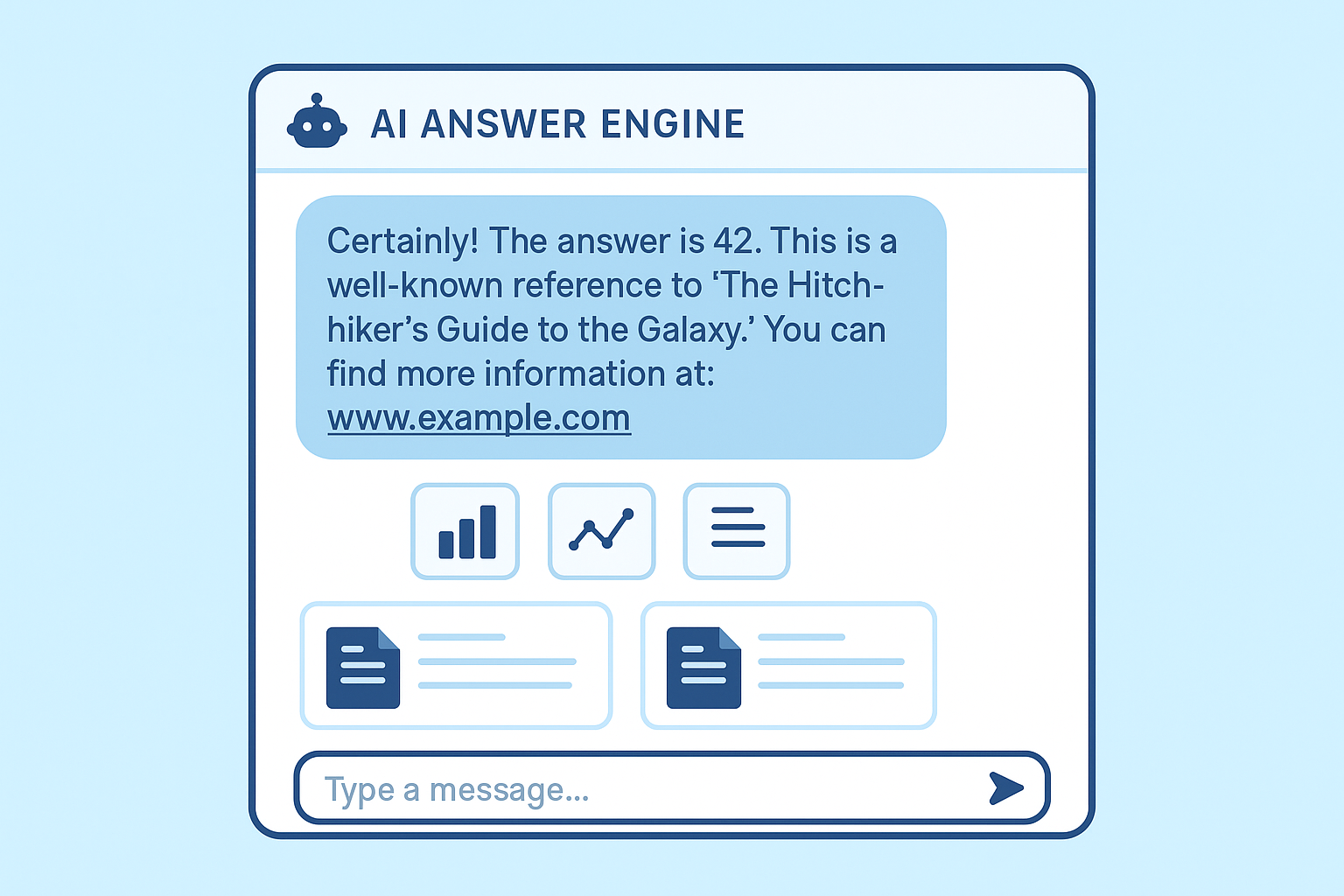 AI answer engine citing structured website content using schema markup