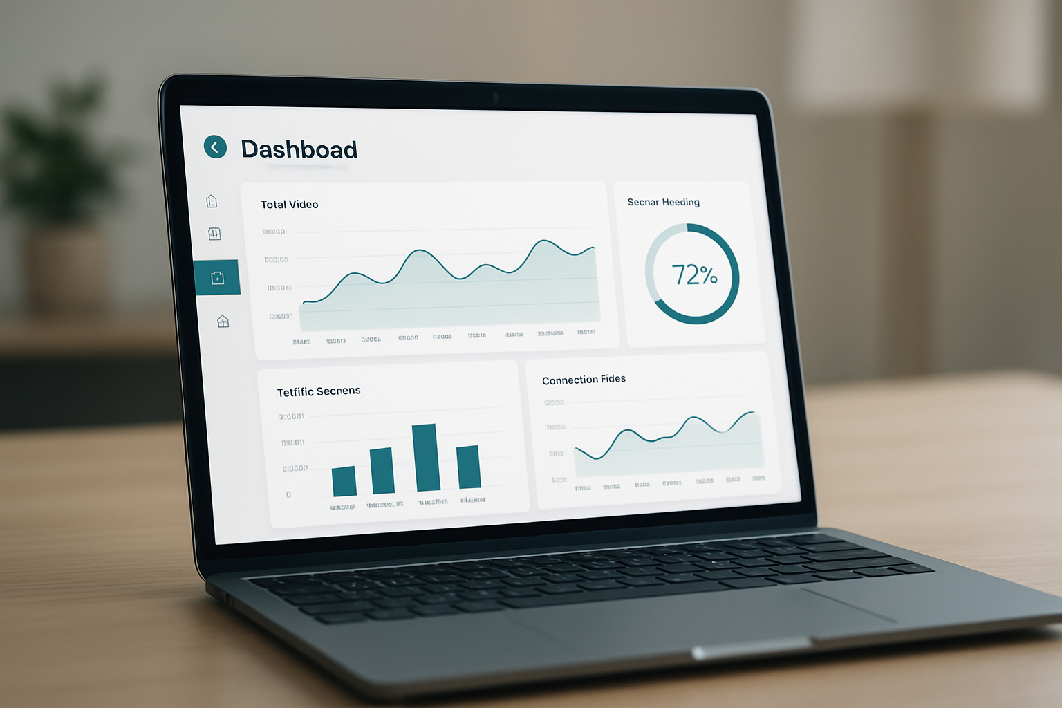 Analytics dashboard tracking visibility improvements from AI-driven content discovery efforts