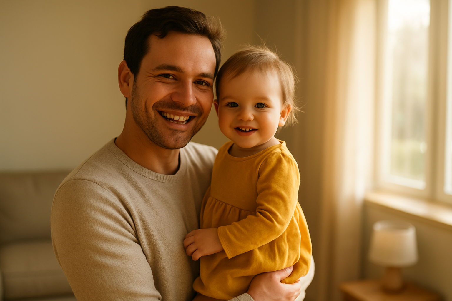 Happy parent and child benefiting from a kids clothing subscription service