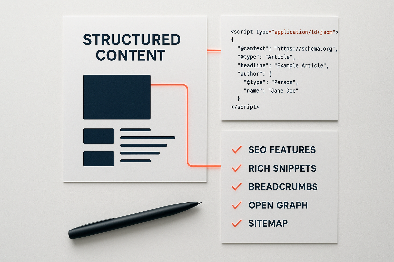 Schema markup checklist and structured data features for WordPress AI search optimization