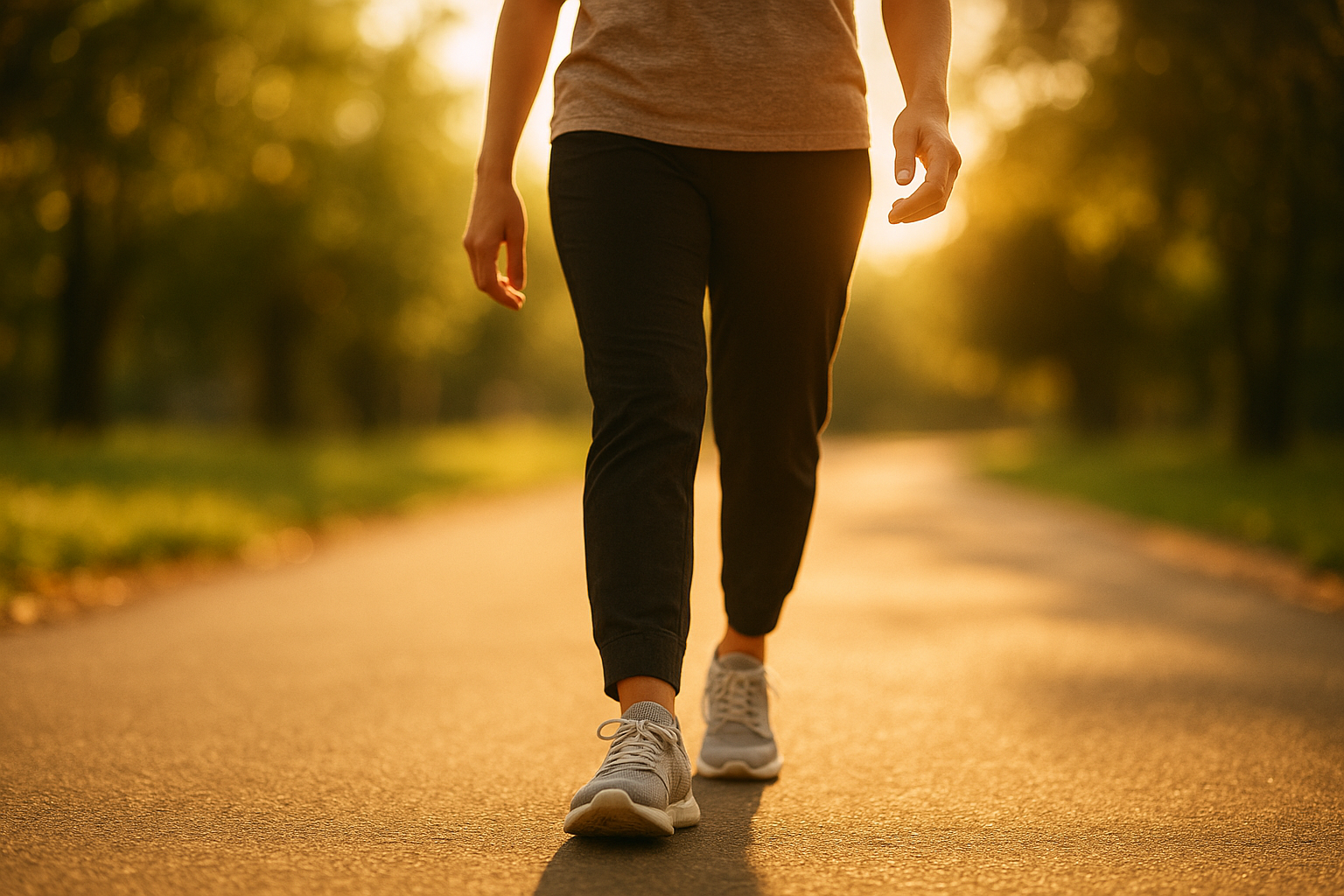 Person walking pain-free after wearing custom orthotic devices