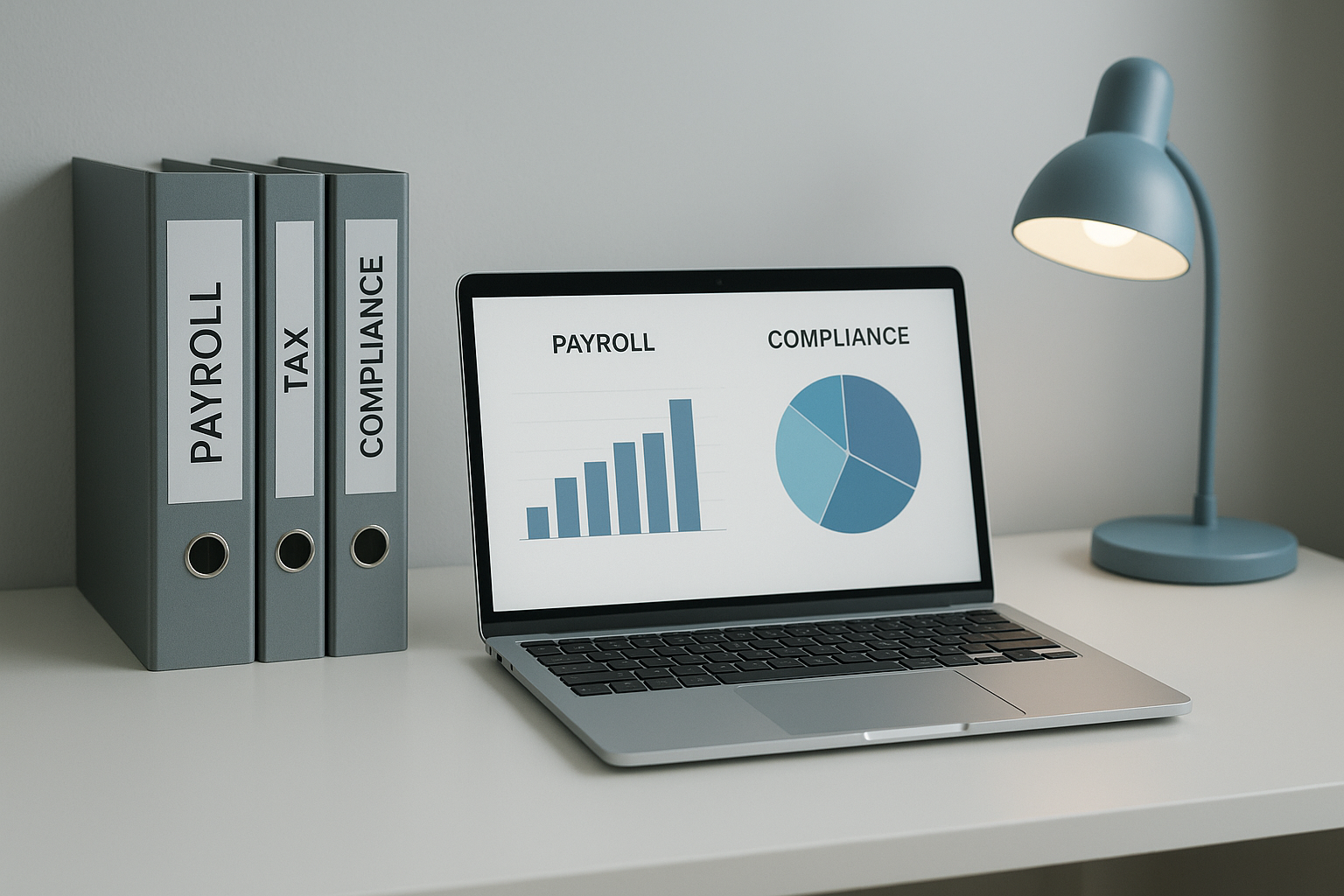 Organized payroll and compliance documents representing reliable bookkeeping services Minneapolis firms provide