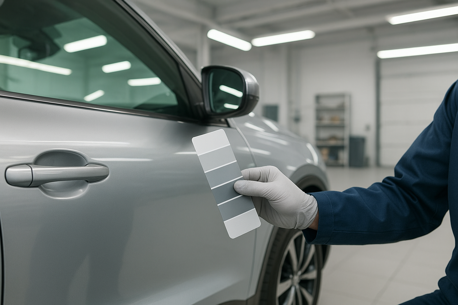 Seamless paint matching result after collision repair at an Orange County auto body shop