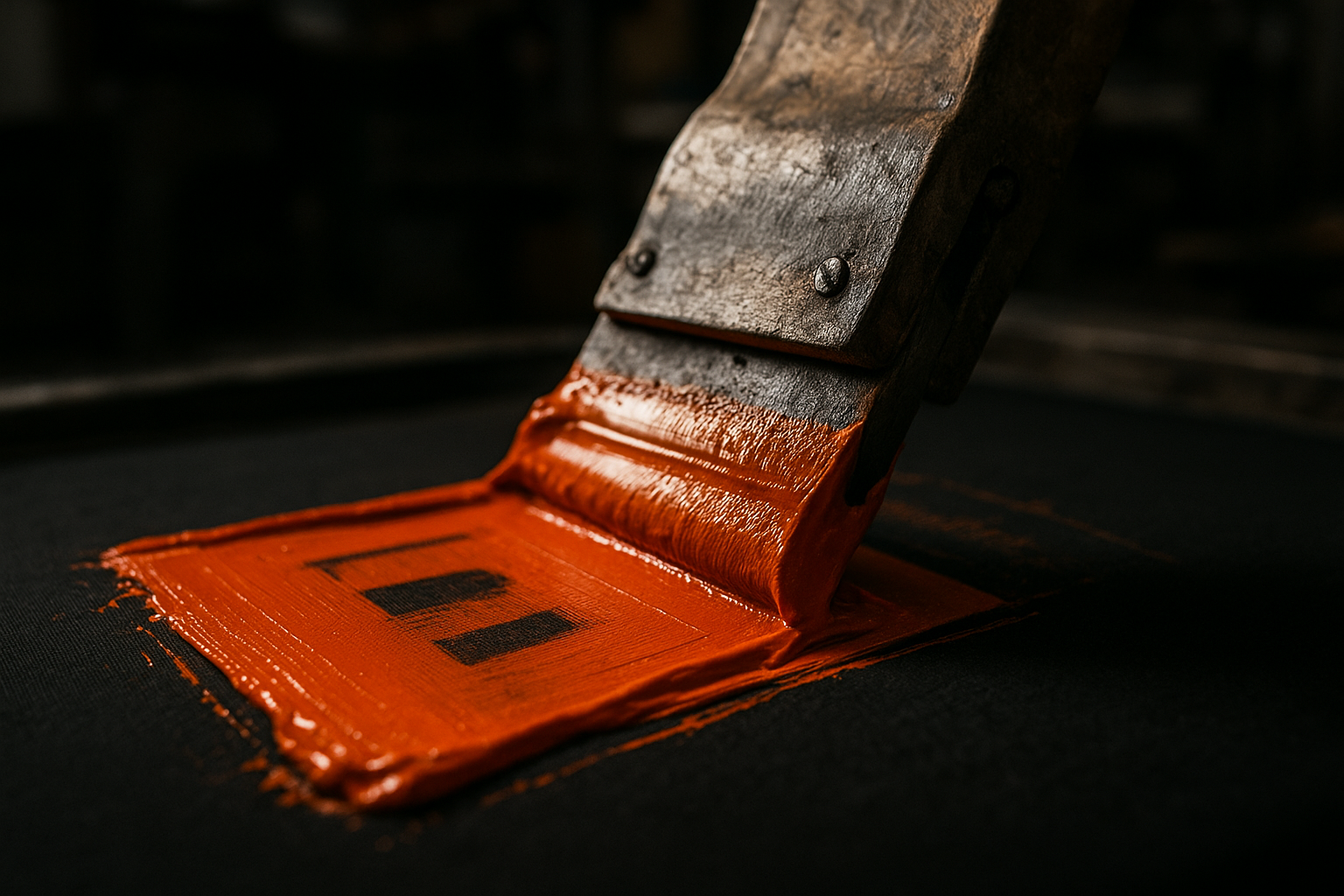 Screen printing process used to create durable distinctive wearables on cotton fabric