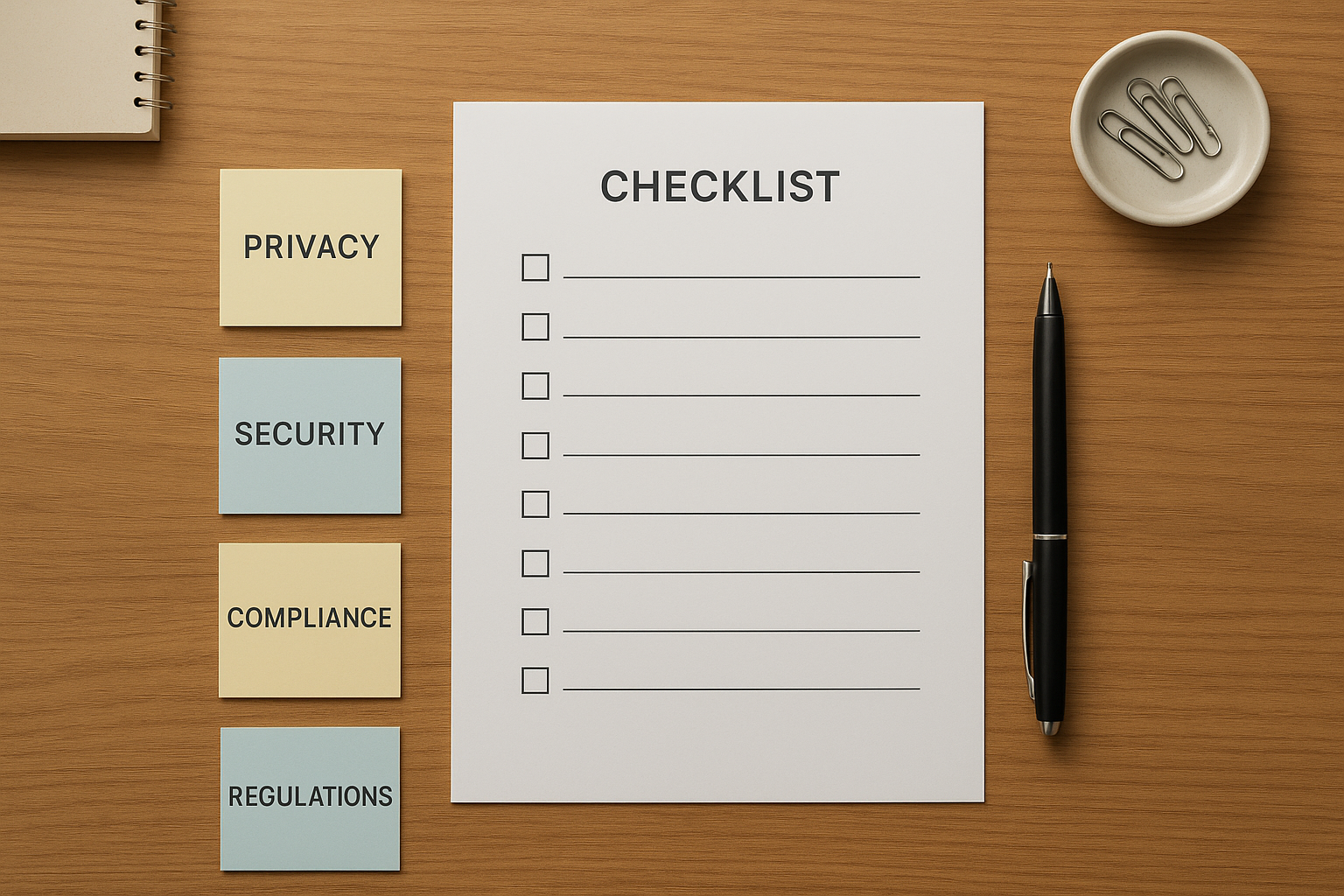 Checklist of core sections for an HR policy manual template