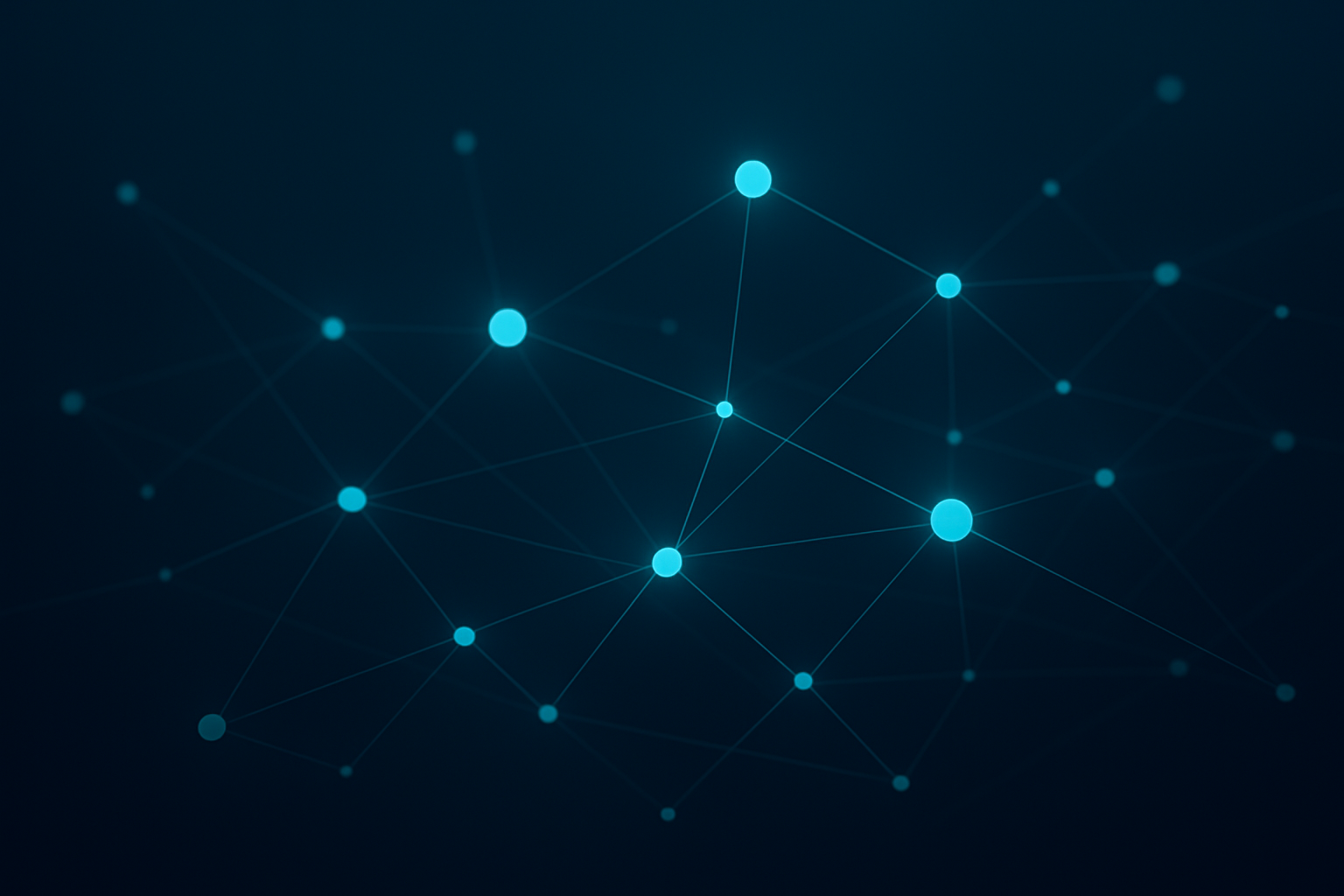 Glowing network illustrating online brand visibility optimization across digital search channels