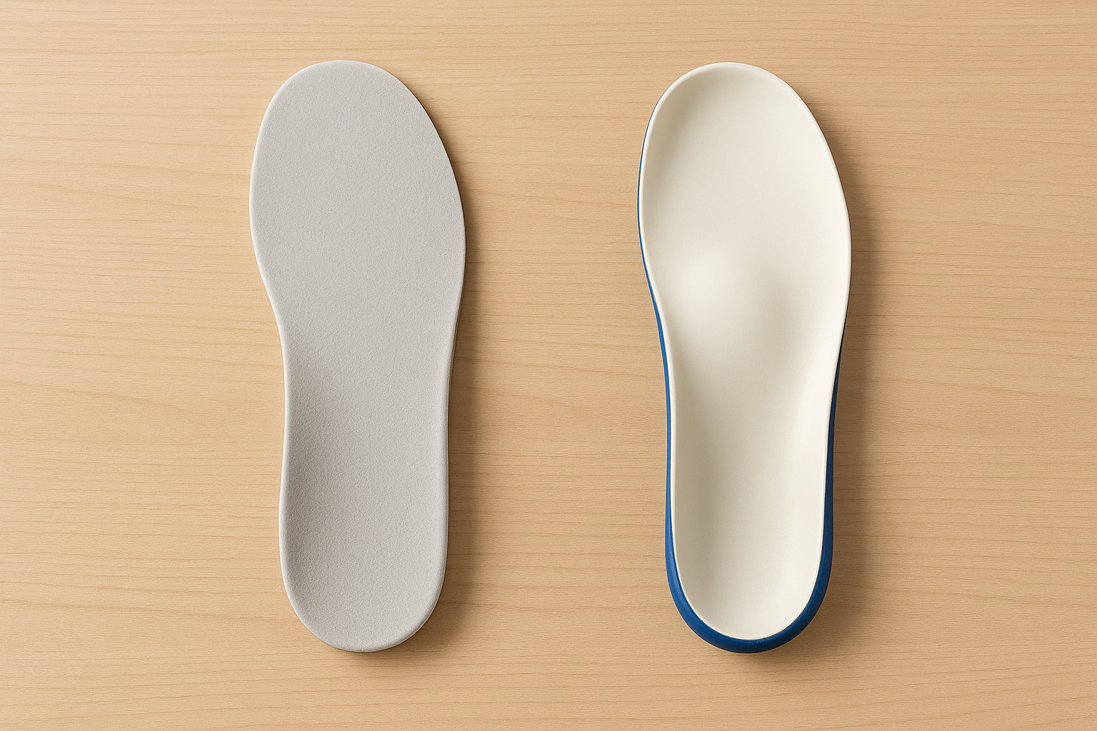Comparison of a generic foam insert and a custom orthotic used for plantar fasciitis orthotic solutions