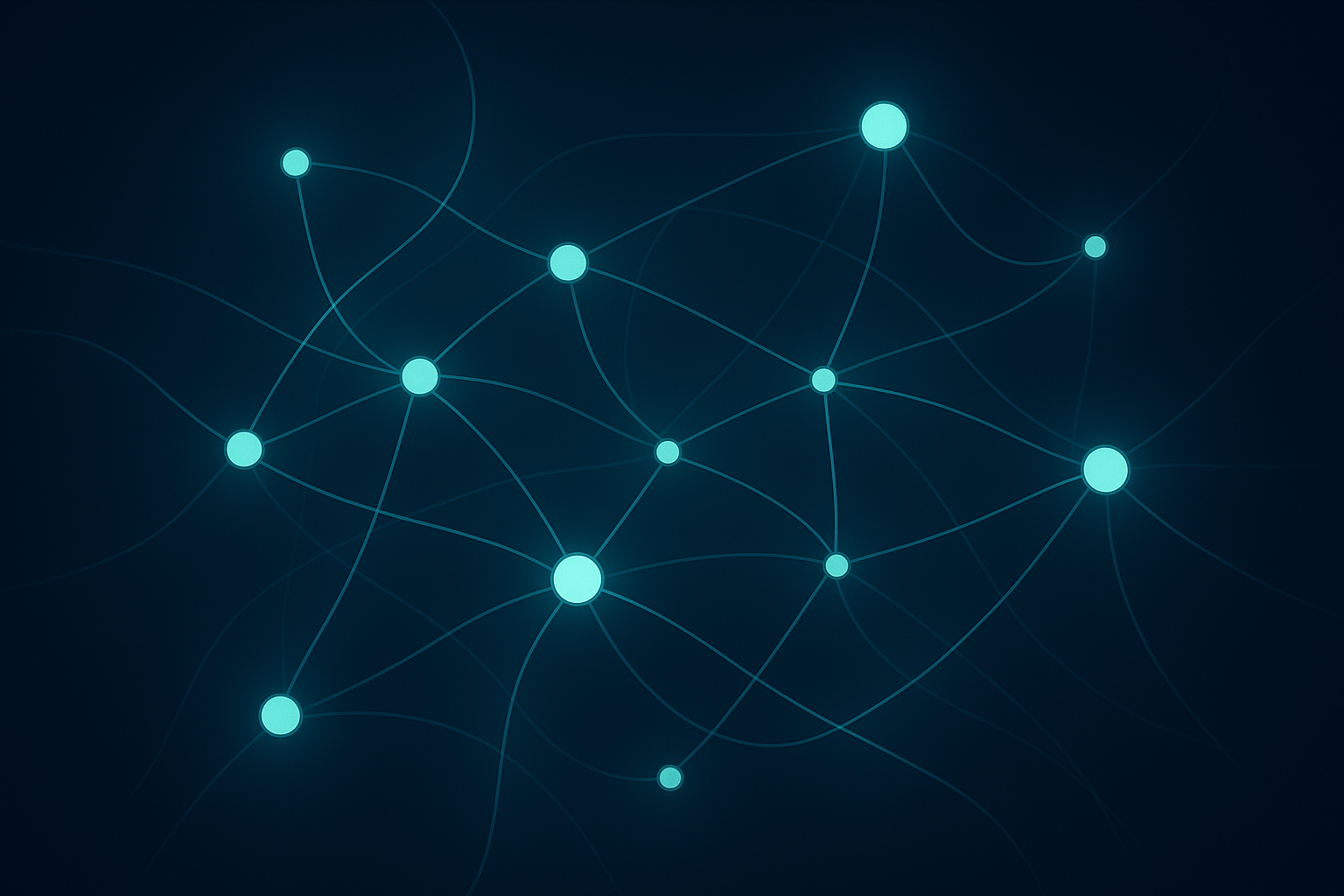 Abstract illustration of AI-driven search algorithm connections representing generative engine optimization