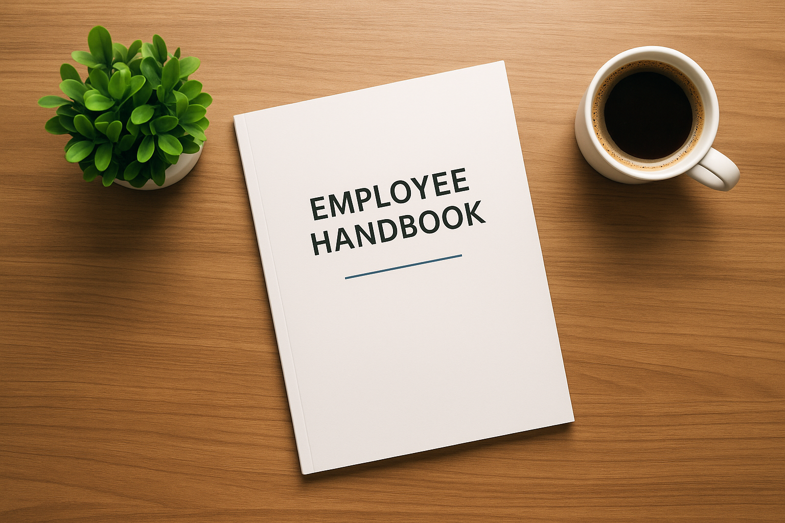 Employee handbook created as part of comprehensive HR support services for business