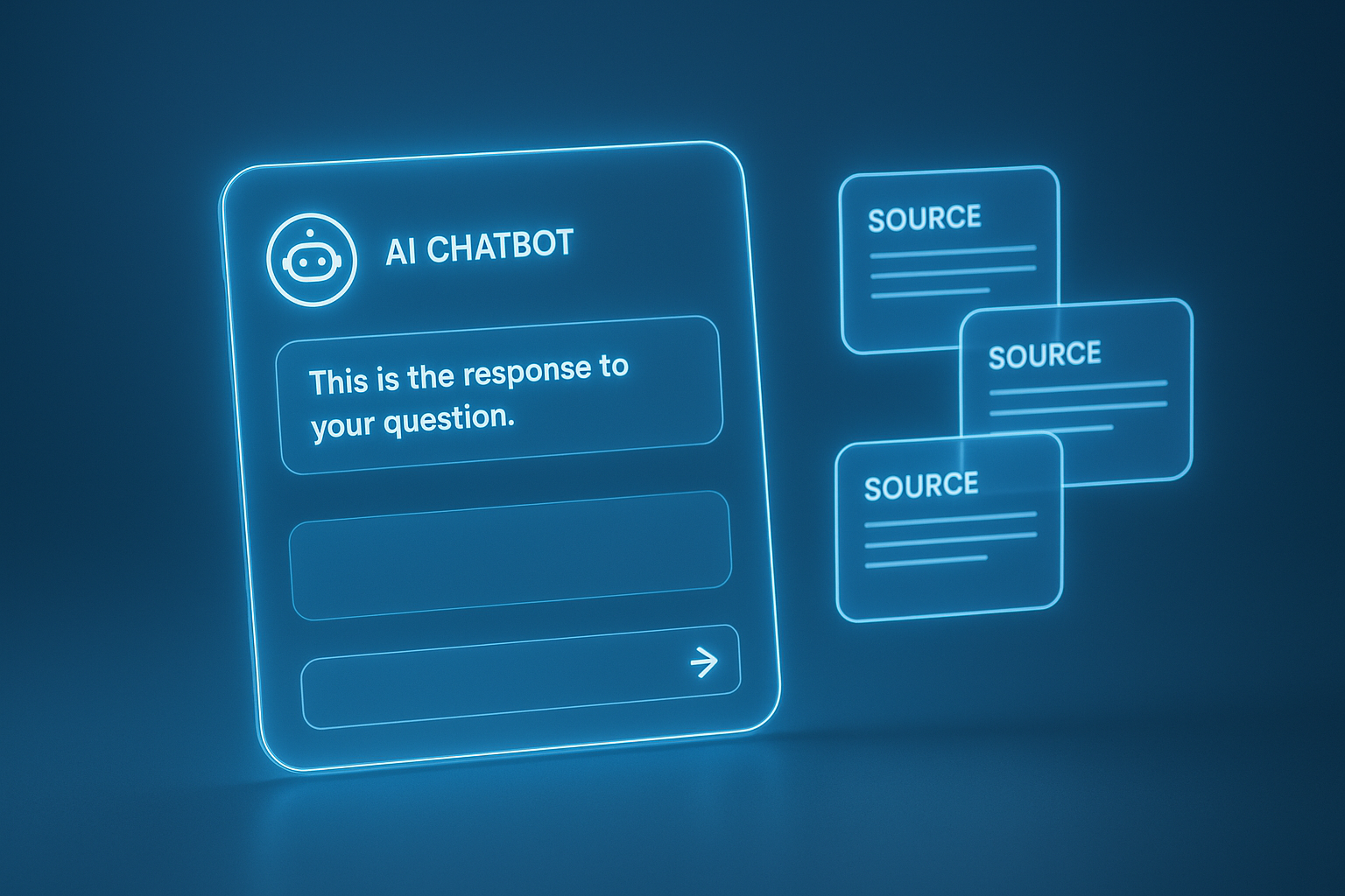 AI conversational search interface showing how content gets cited in conversational search results