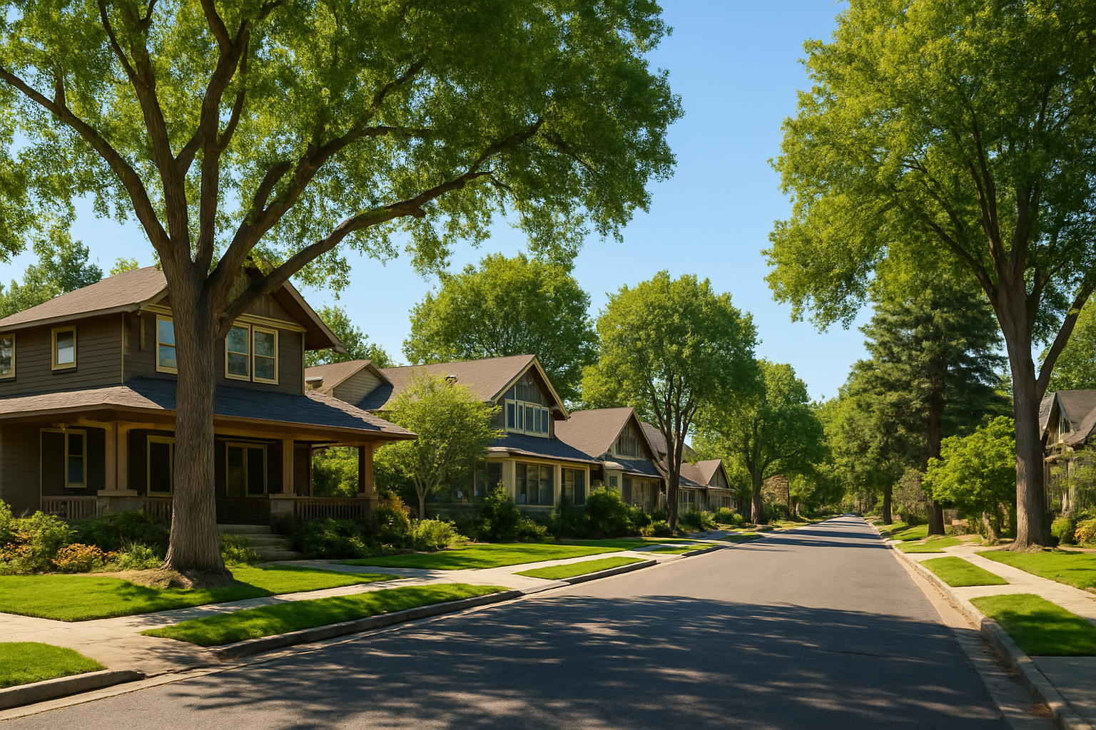 Residential Sonoma County neighborhood street representing local appliance repair coverage area