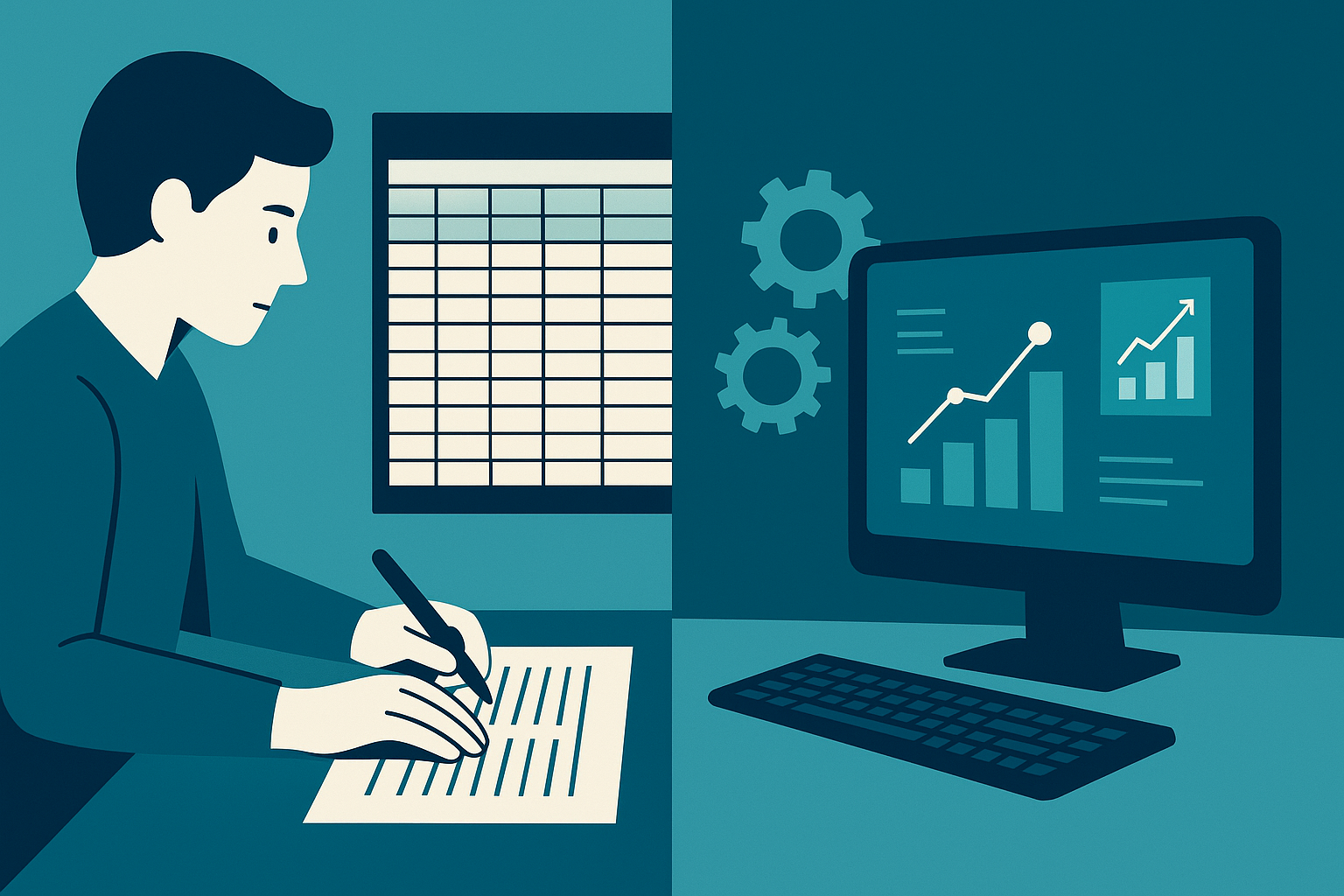 Comparison of manual SEO audits versus automated SEO monitoring workflows