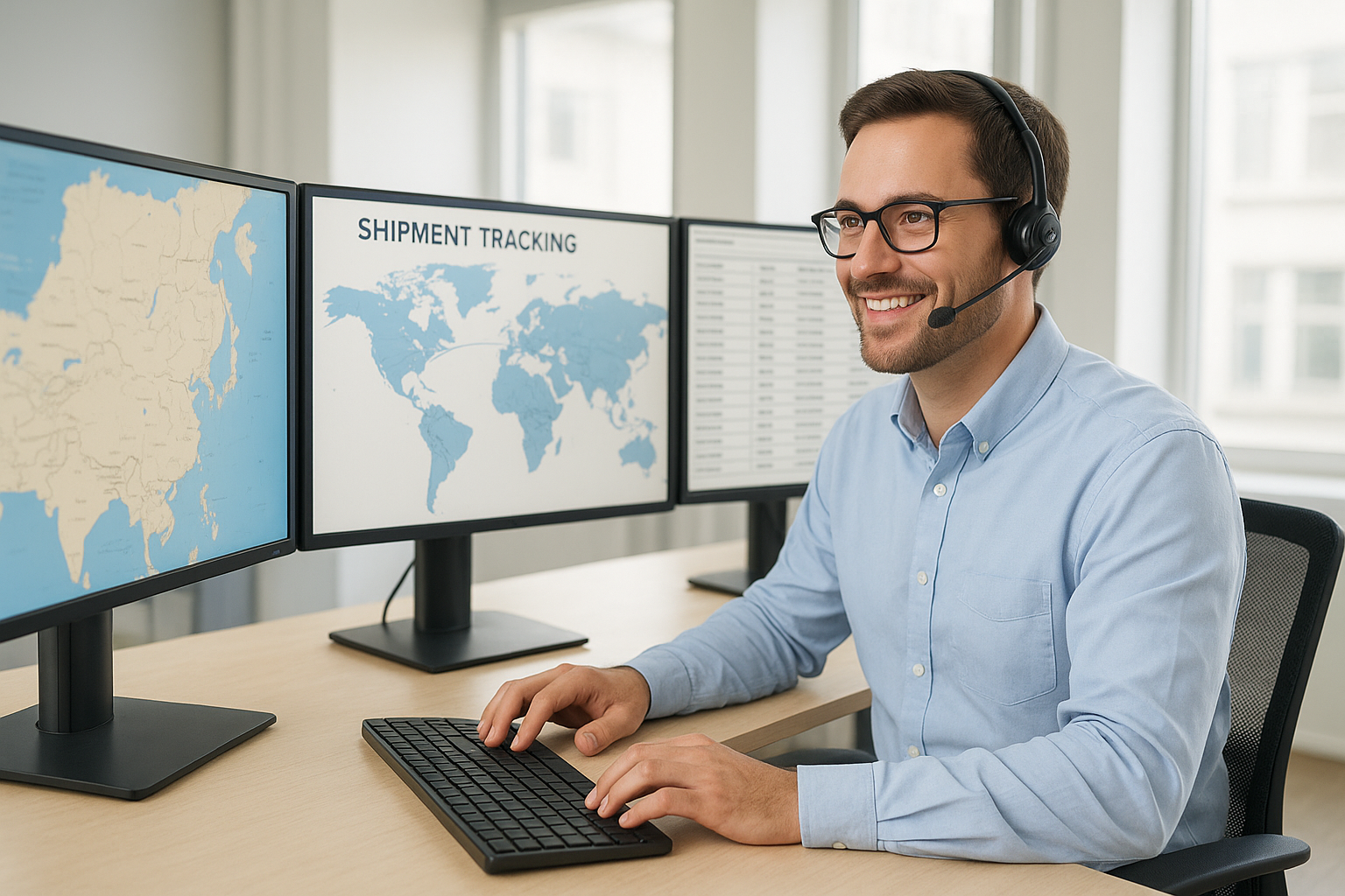 Dedicated freight broker agent assisting a carrier with payment questions