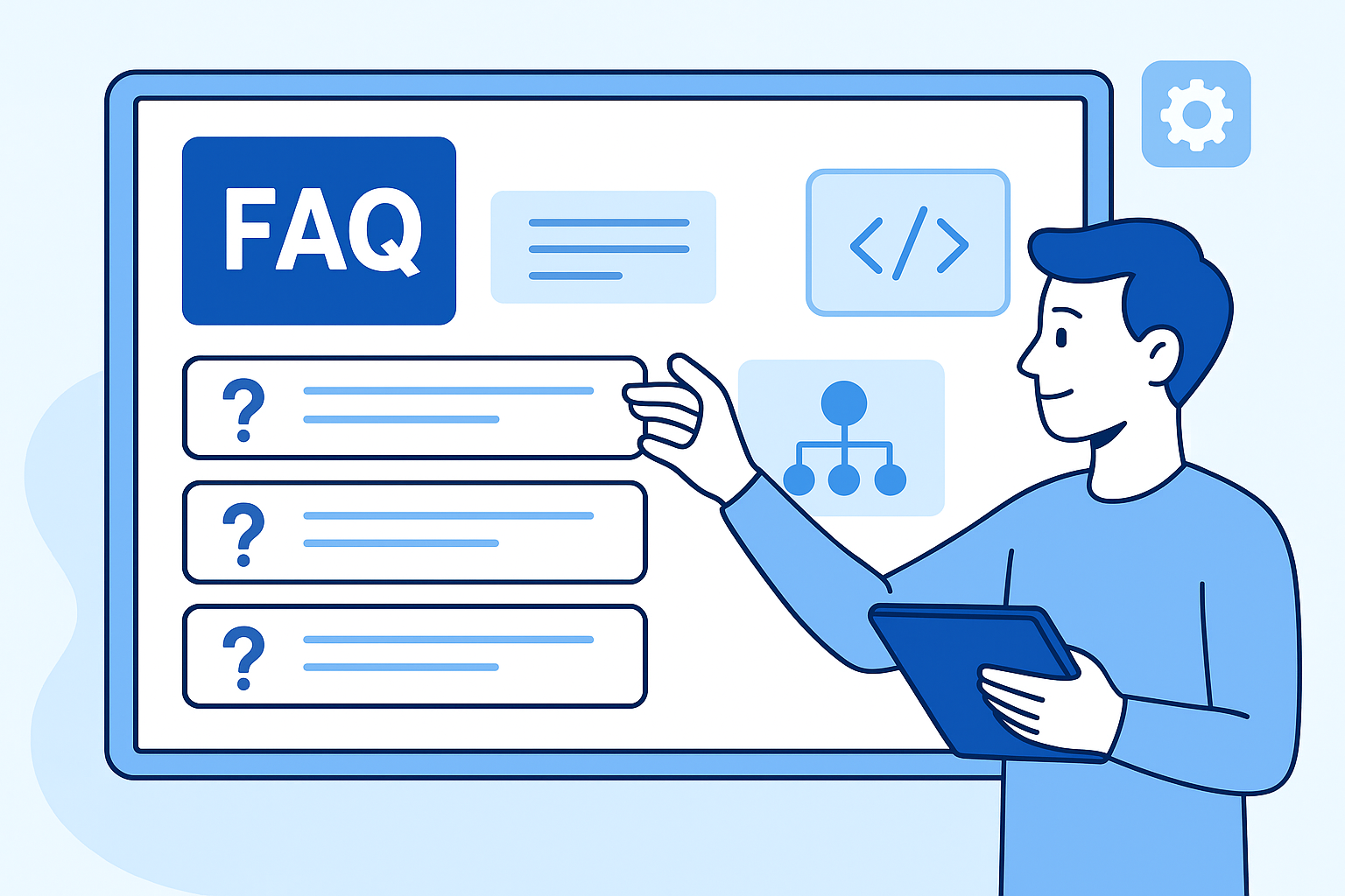 Structured content and schema markup elements that support AI search visibility