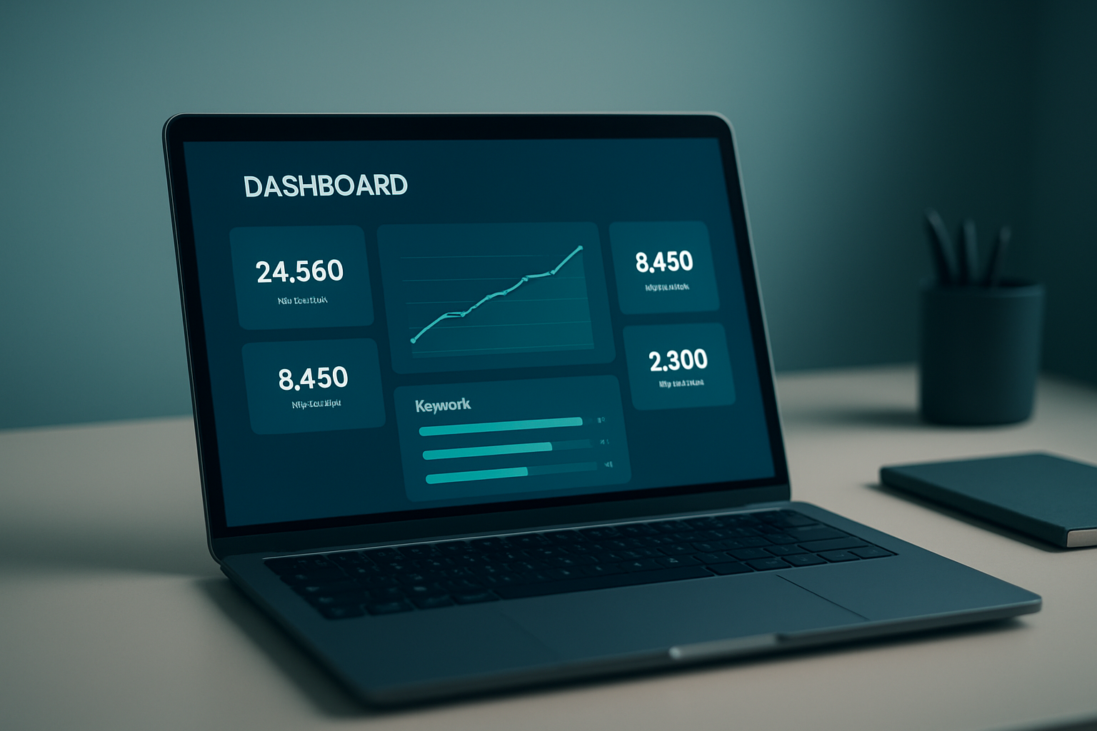 Dashboard screen displaying a trending seo tool tracking rising keyword momentum