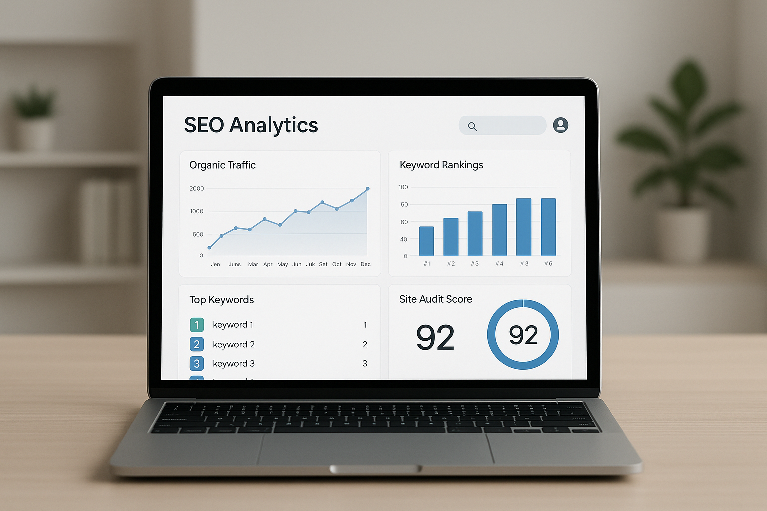 Dashboard comparison illustrating features of a top semrush alternative for SEO and AI search
