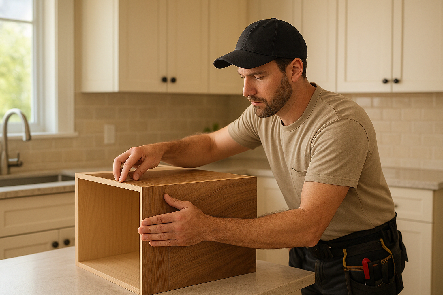 Professional cabinet refacing as an affordable alternative to a sweepstakes kitchen makeover