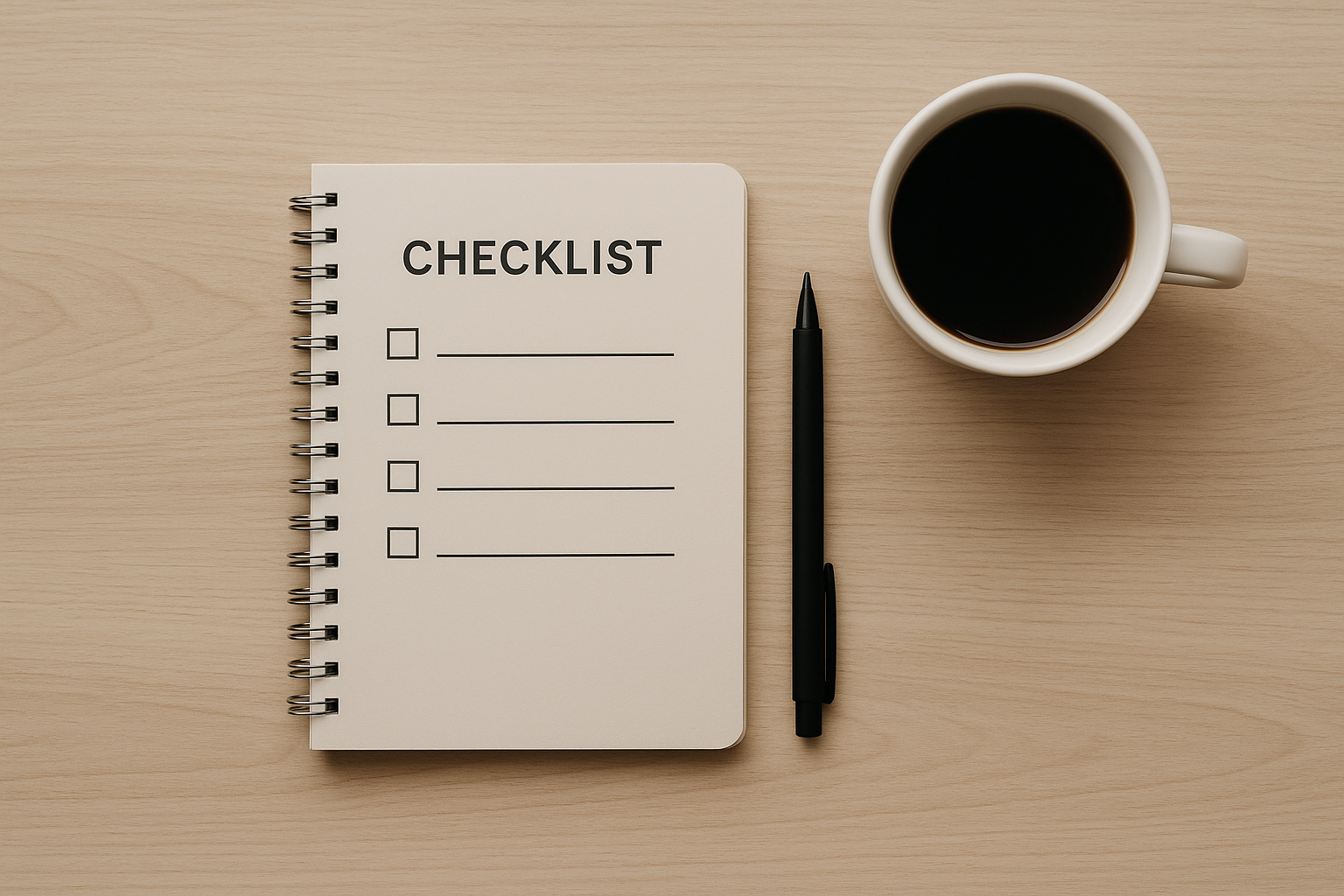 Checklist illustration showing steps to choose the right HR consulting partner