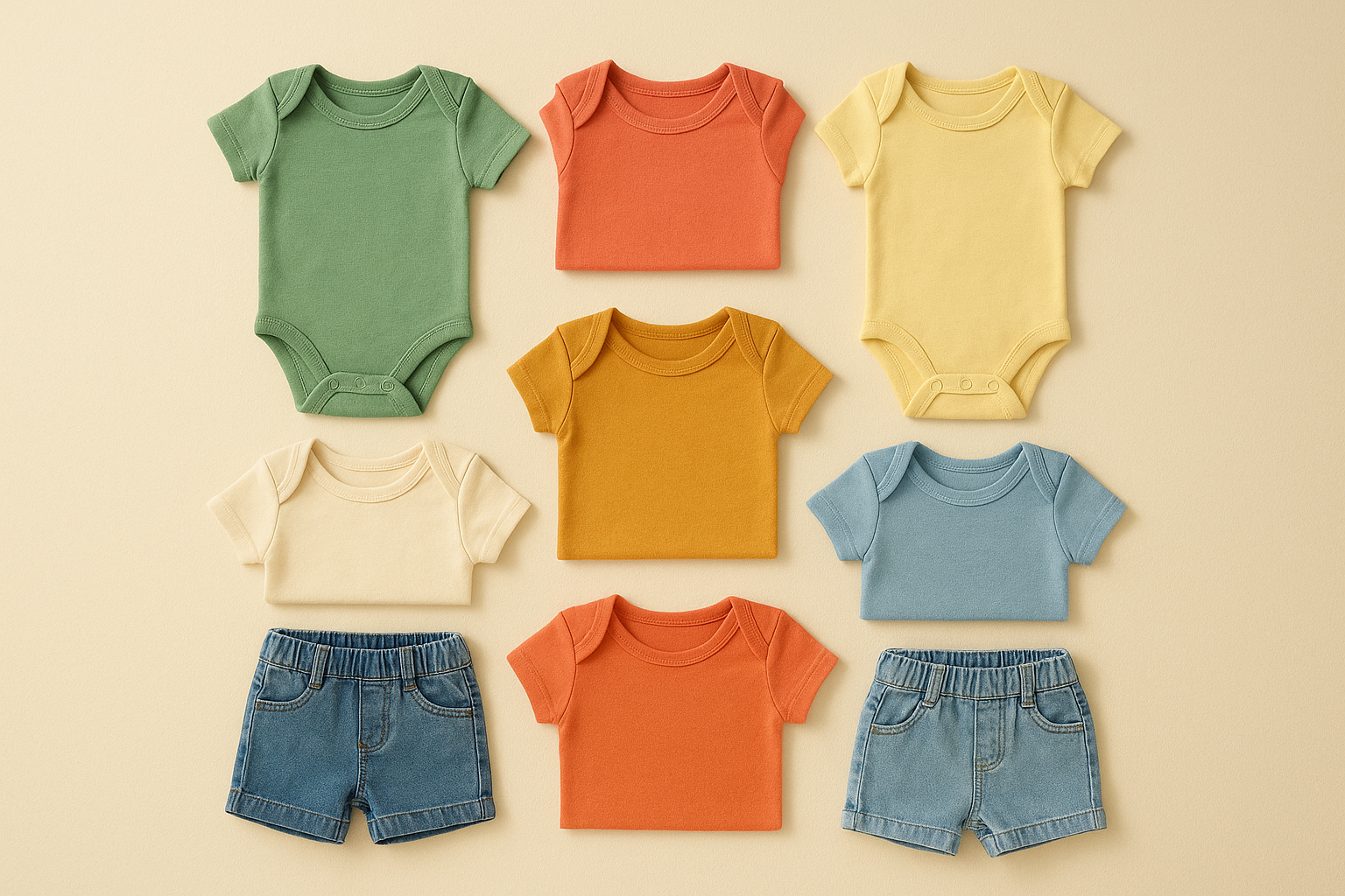 Curated bundle of children's clothing available through a kids fashion rental service