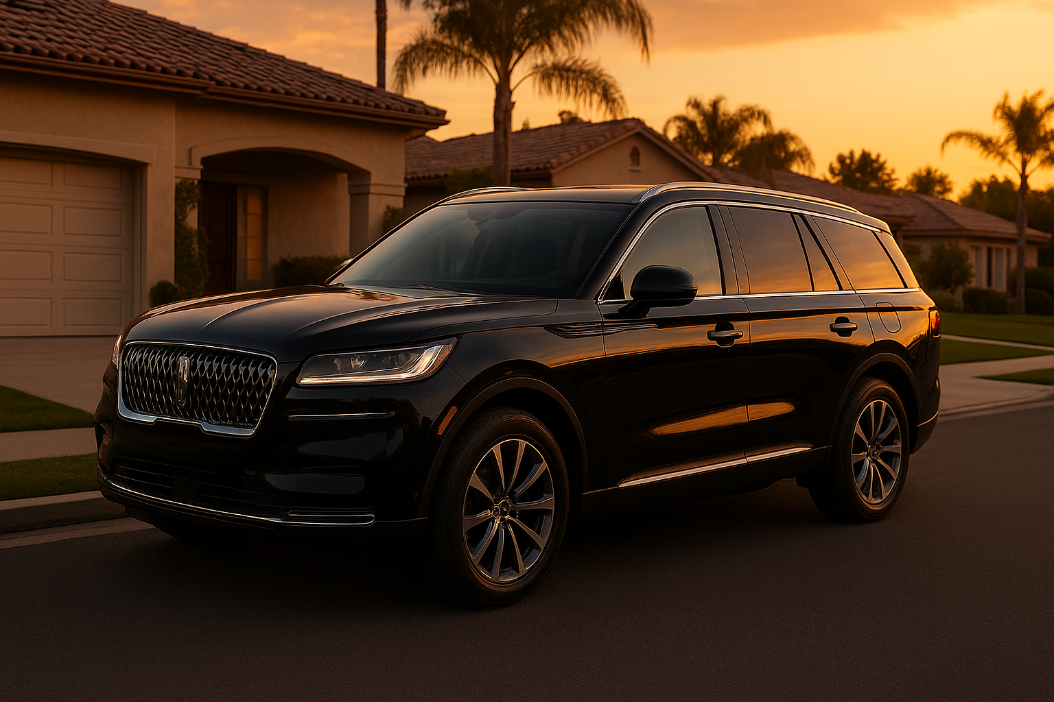 Executive SUV ready to book a sprinter or SUV to Crypto.com from Laguna Hills