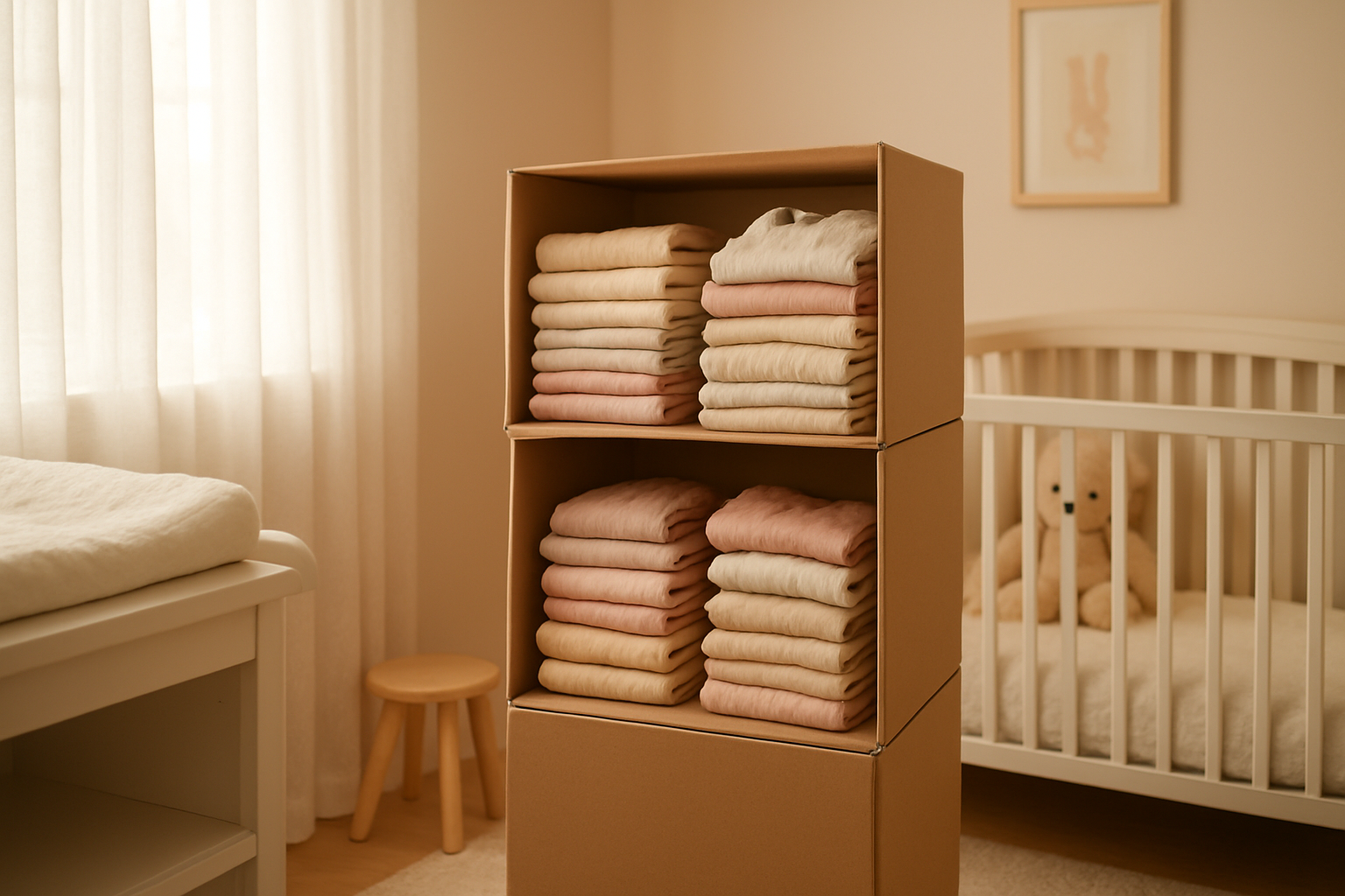 Curated bundle from a children's rental clothing service ready for a growing child