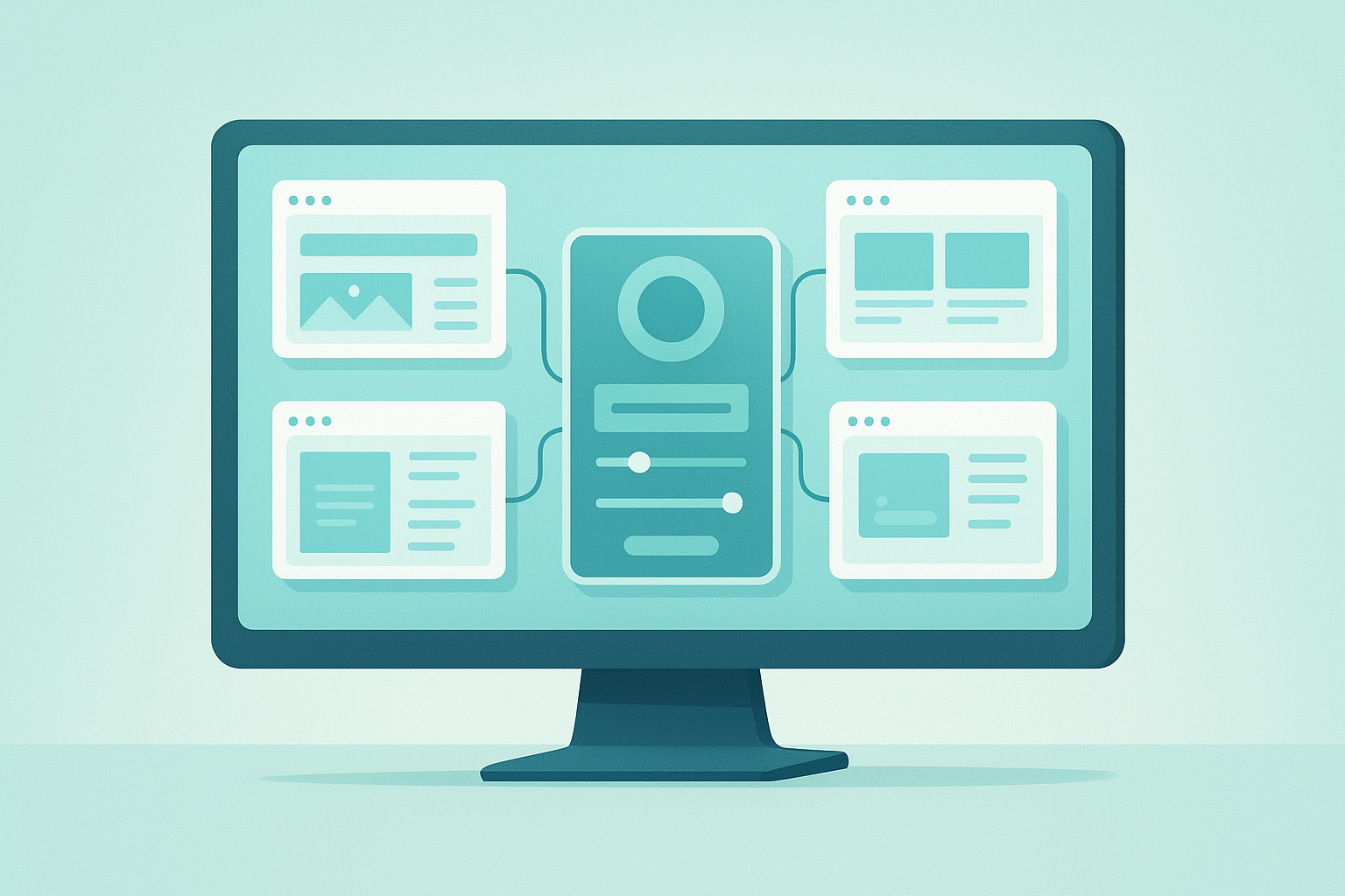 Dashboard view of multi-site SEO automation software managing several connected websites