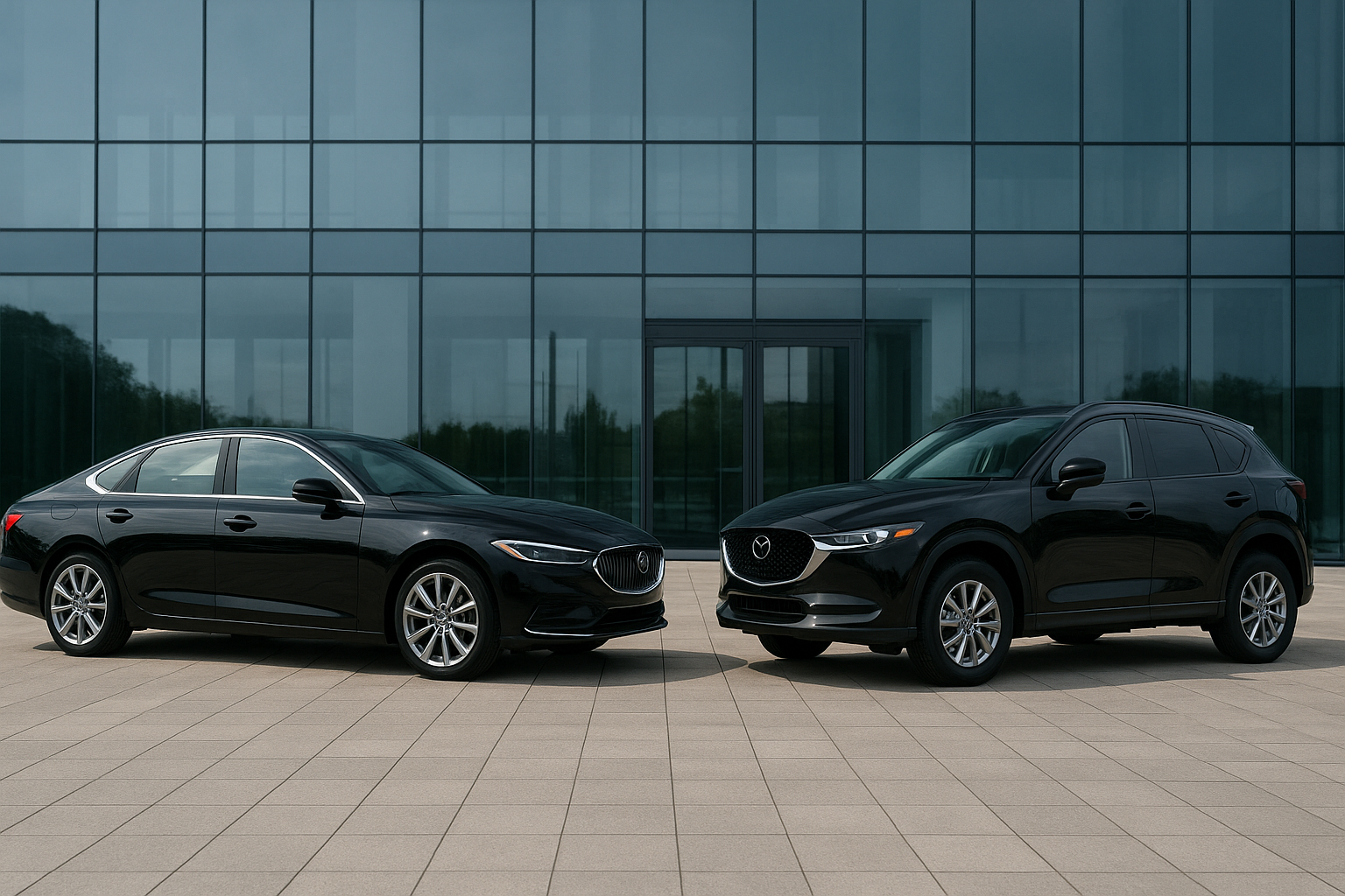 Luxury sedan and compact SUV fleet options for long-distance chauffeured trips