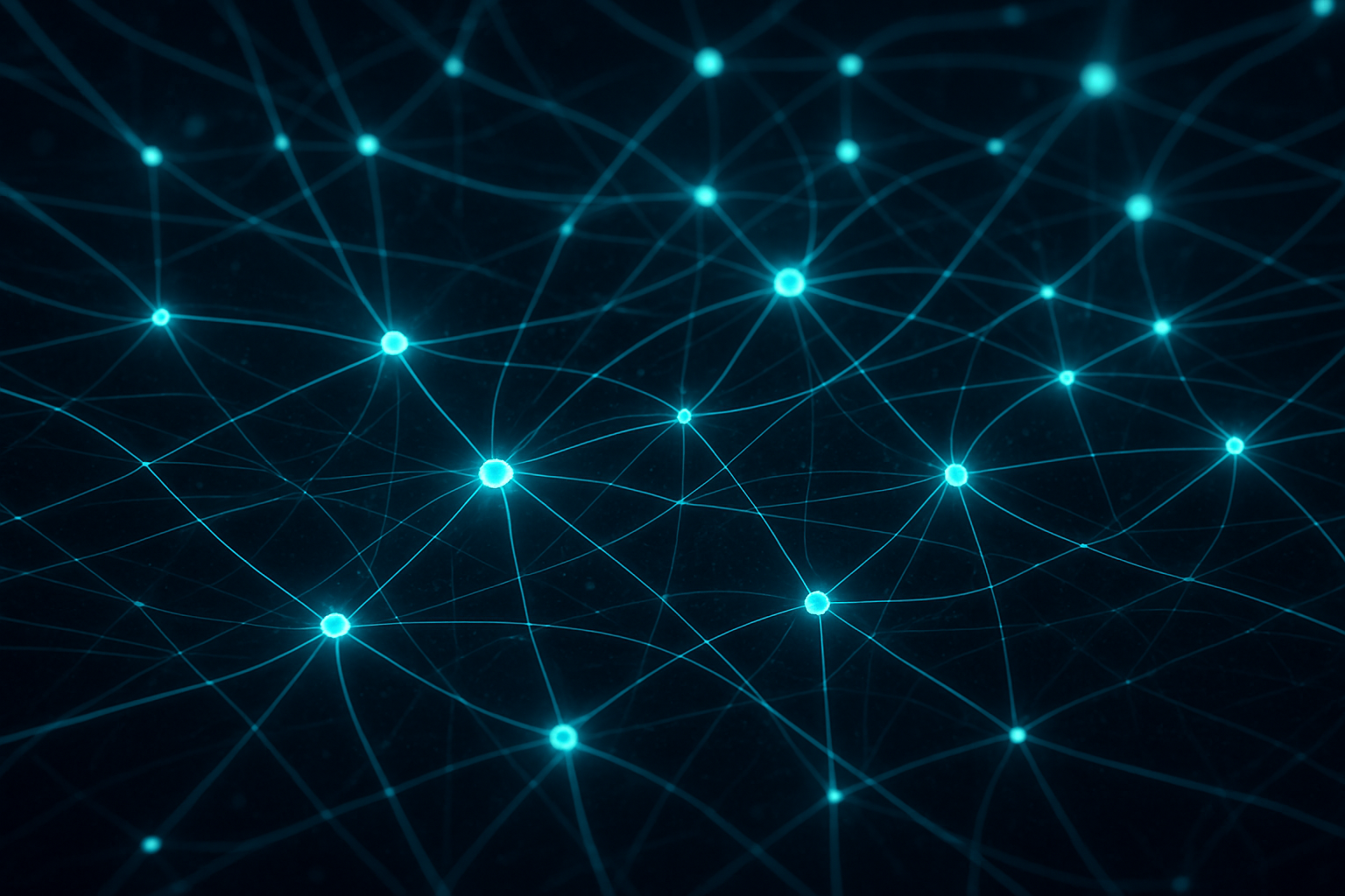 Network diagram illustrating connections between AI search engines and answer engines