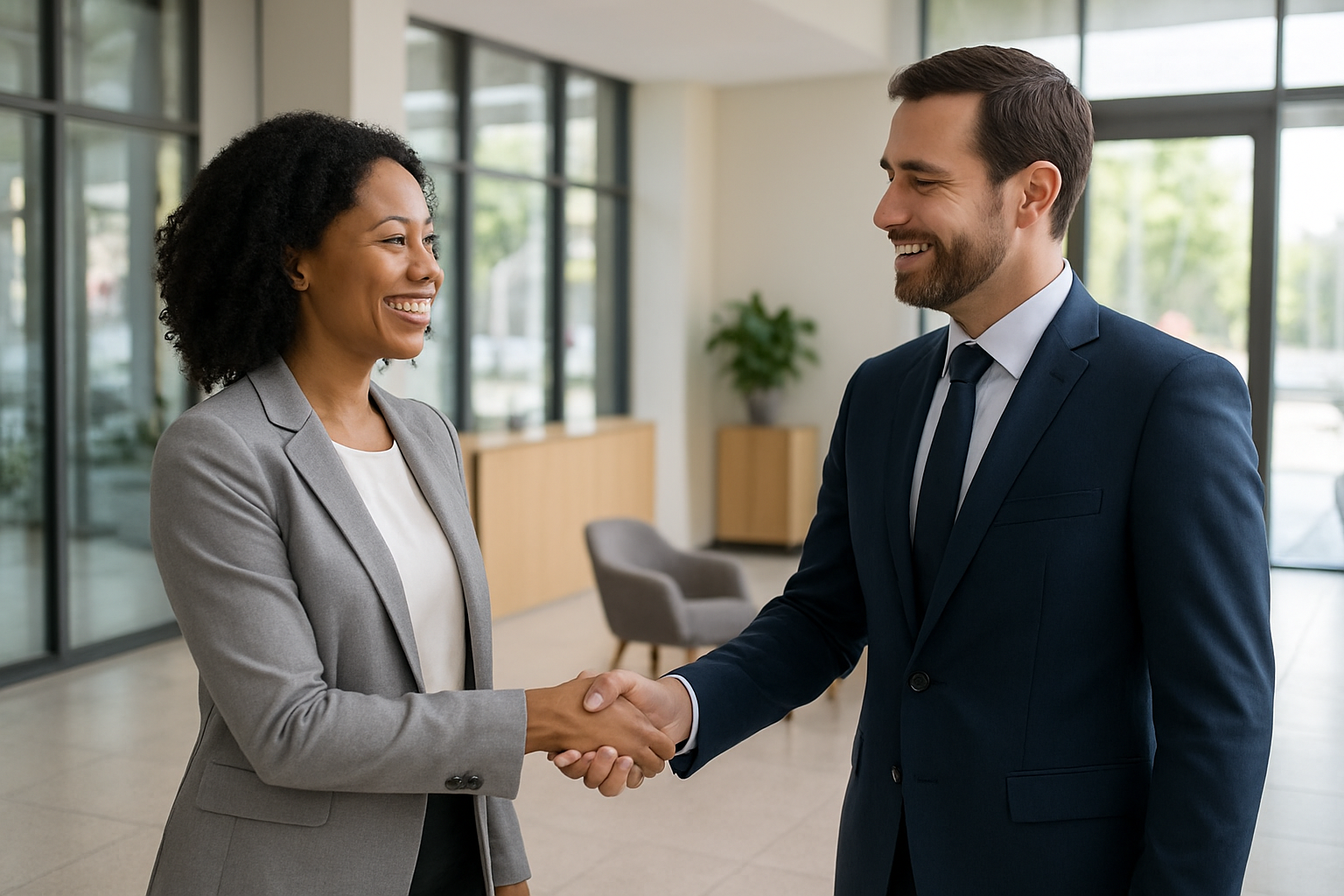 HR consultant advising a small business leader on hiring strategy