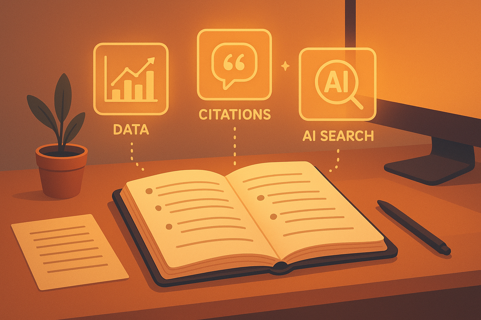 Content strategy planning process for AI search optimization and generative engine visibility