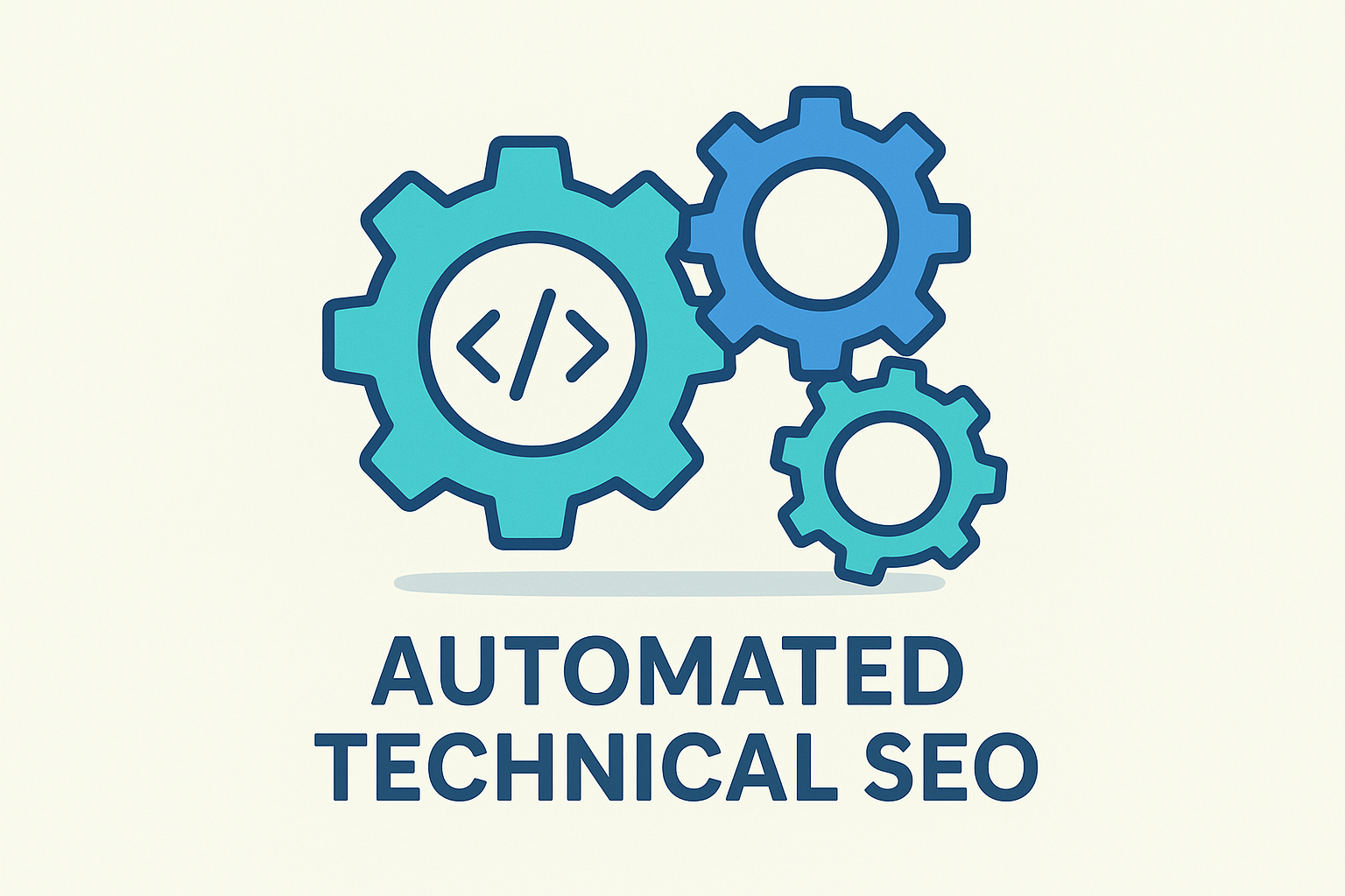 Flowchart of automated schema markup and technical SEO steps for AI search optimization