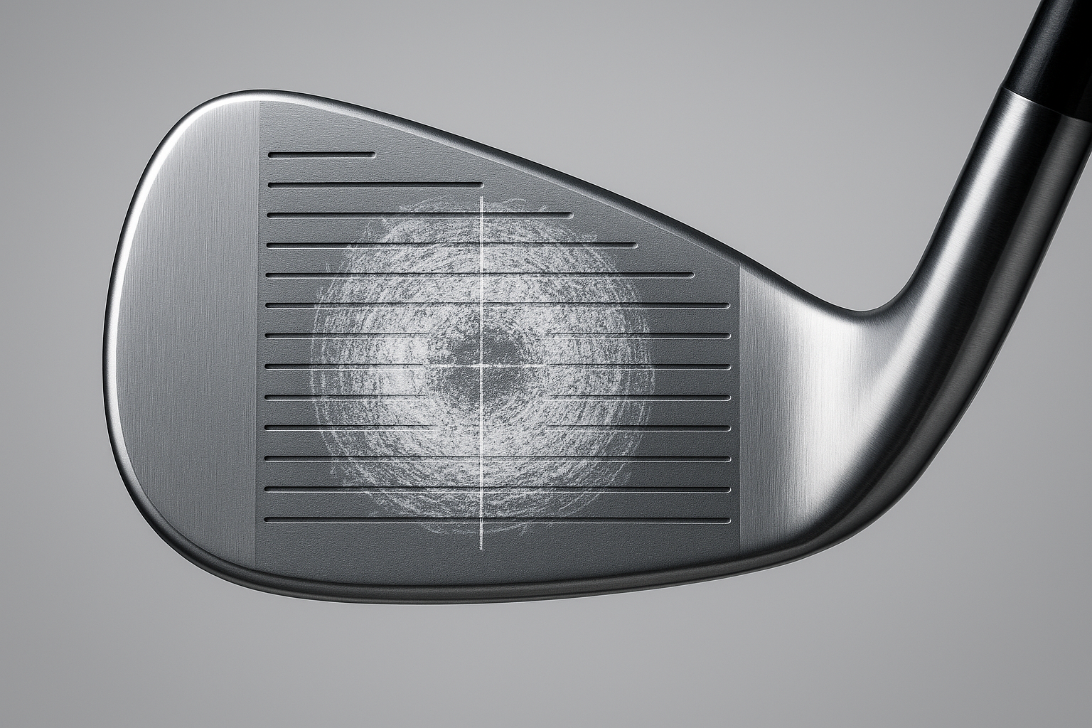 Impact tape feedback showing clubface contact pattern used to diagnose inconsistent ball striking