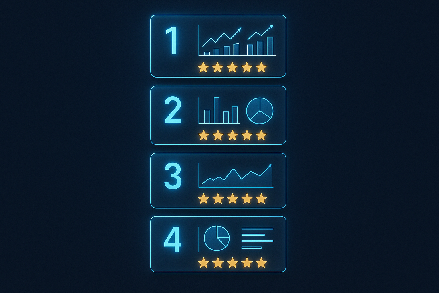 ranked list of top SEO tools as alternatives to Alli AI displayed as holographic cards