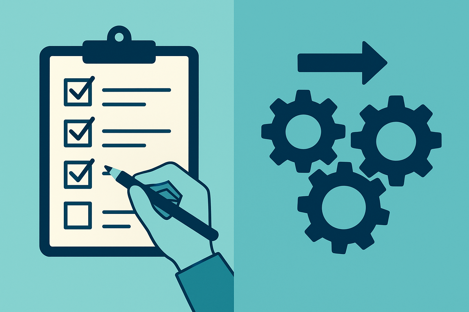 Comparison illustration showing manual SEO tasks versus instant SEO solutions automation