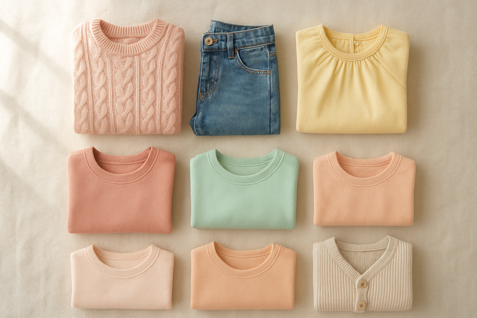 Curated bundle of premium children's clothing available to rent kids clothes online