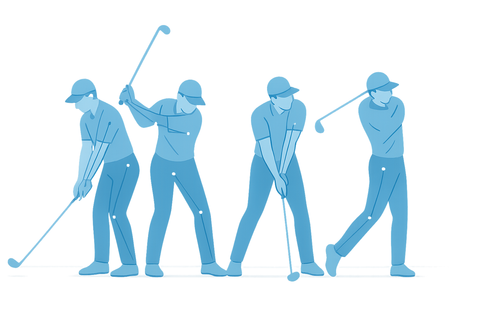 Biomechanical swing sequence used in kinesiology-based golf coaching