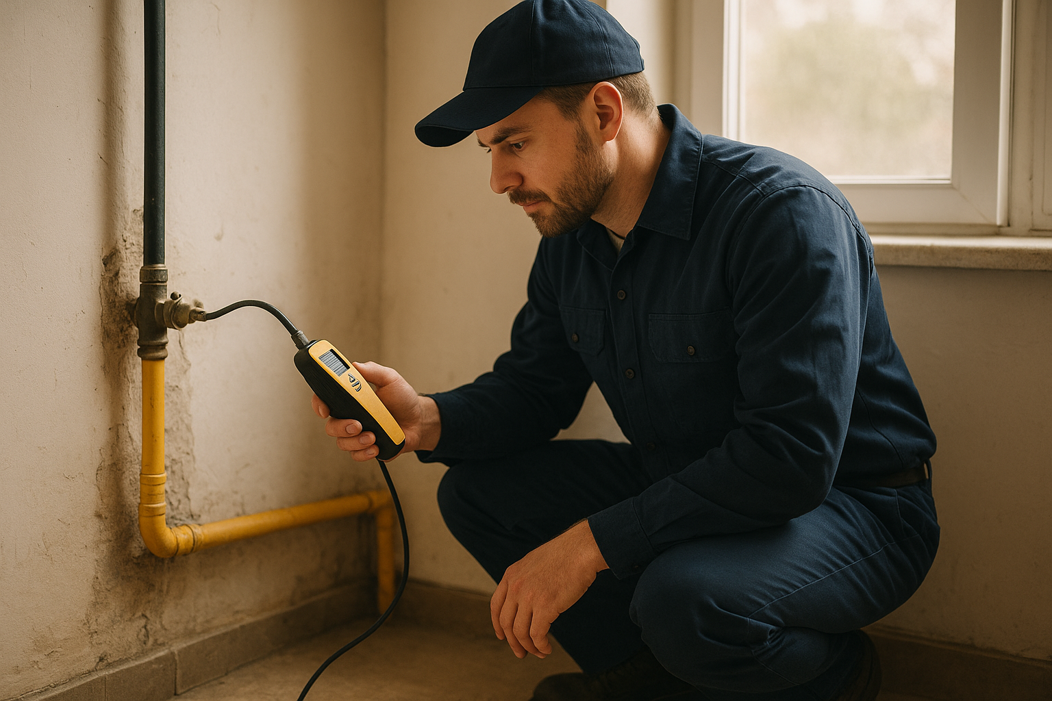 6a239891_gas-line-repair-kaufman-county-inspection Certified plumber performing gas line repair Kaufman County homeowners rely on for leak detection