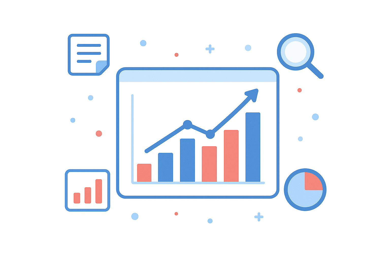 ROI growth chart illustrating the performance gains from using AI-driven content strategy tools