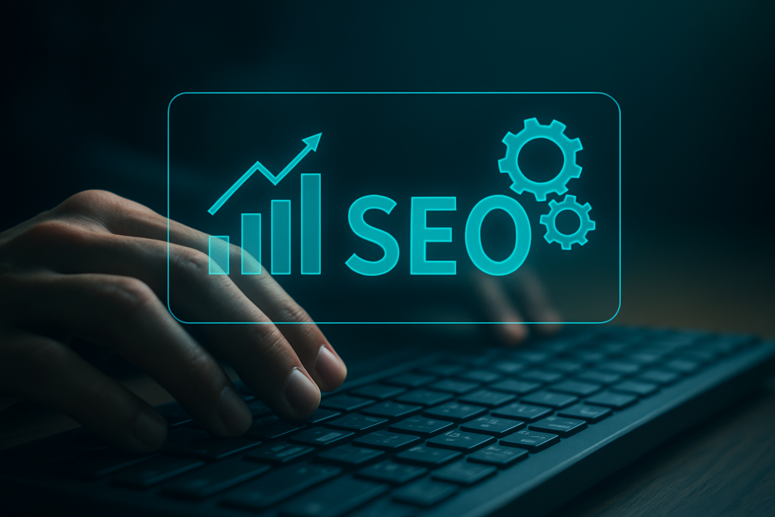 Marketer using cloud SEO tools to optimize content and monitor keyword performance
