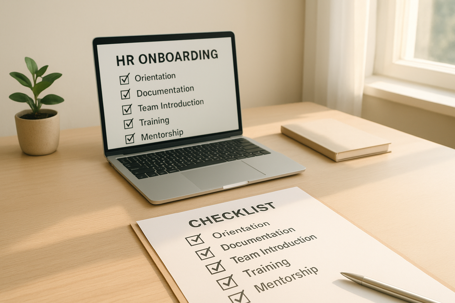 Step-by-step checklist for implementing outsourced HR support