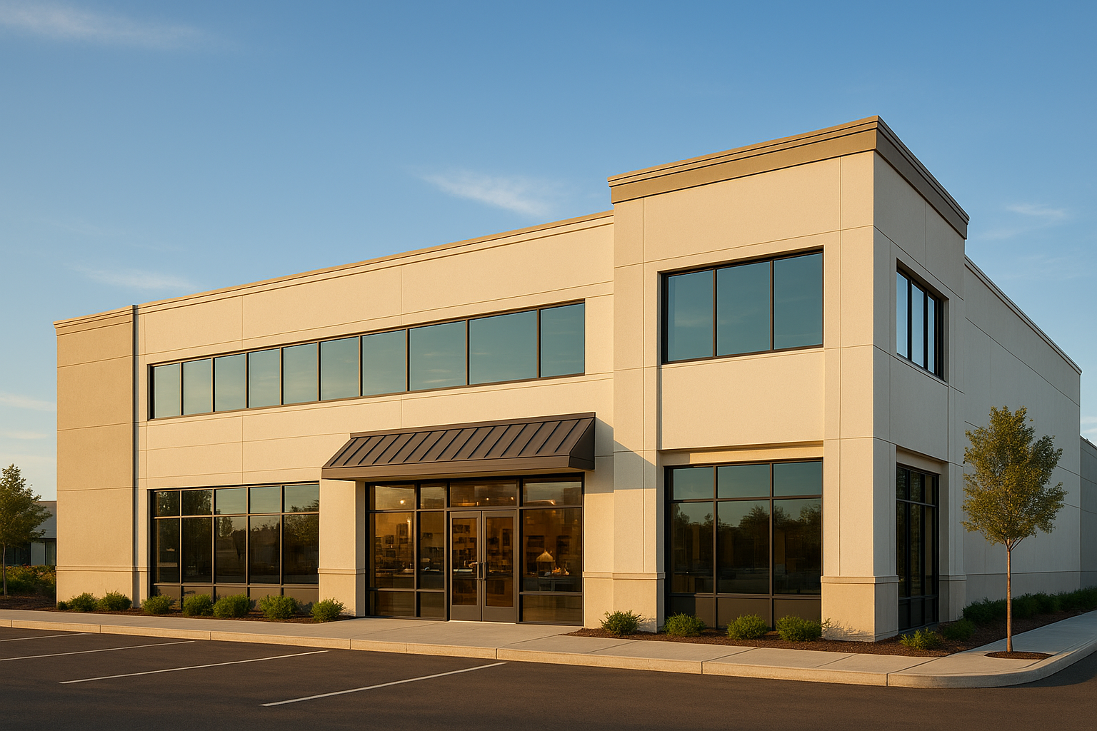 Commercial property representing the type of asset financed through a DSCR loan