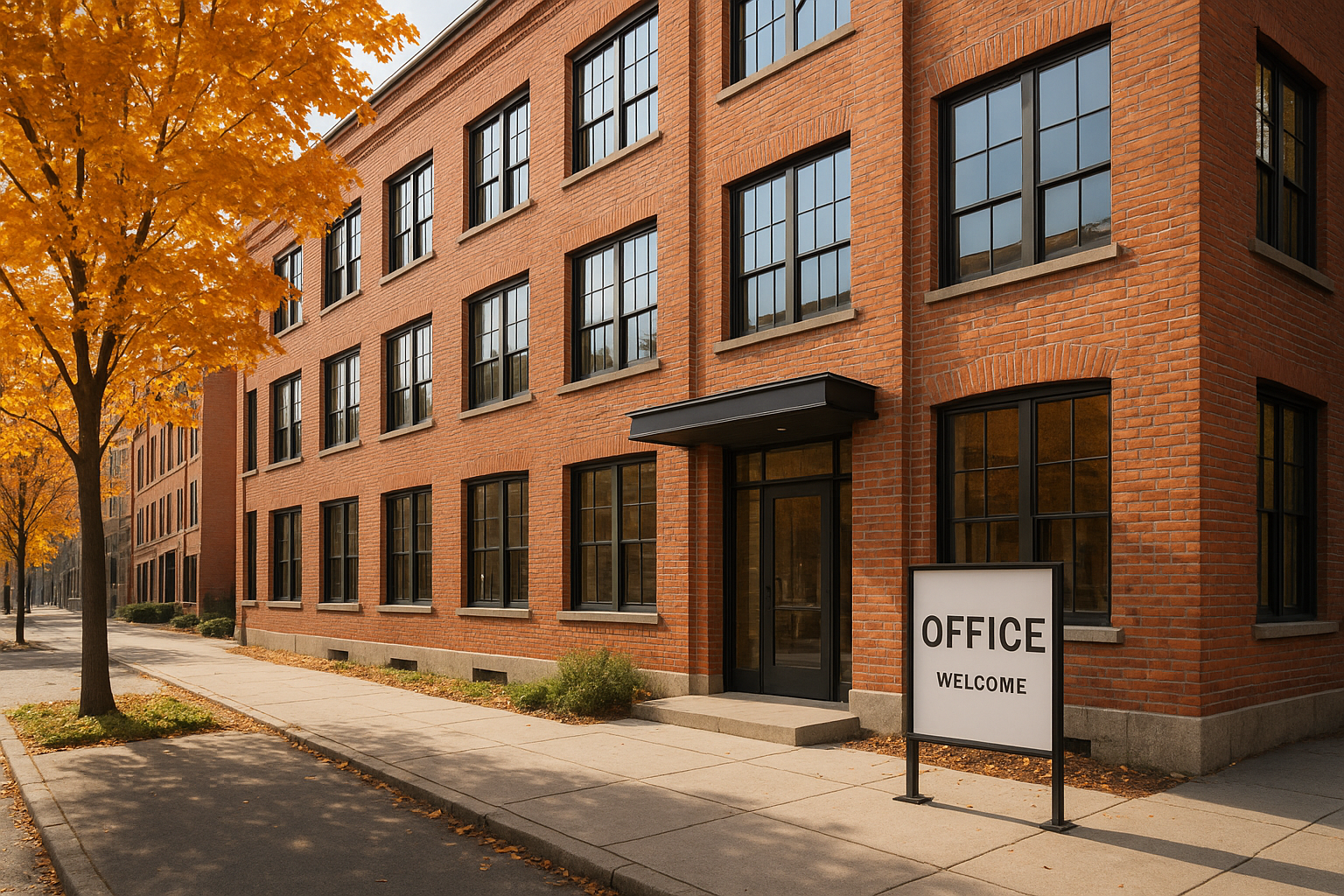 Renovated Minneapolis office building where a financial advisory firm serves small businesses Renovated Minneapolis office building where a financial advisory firm serves small businesses