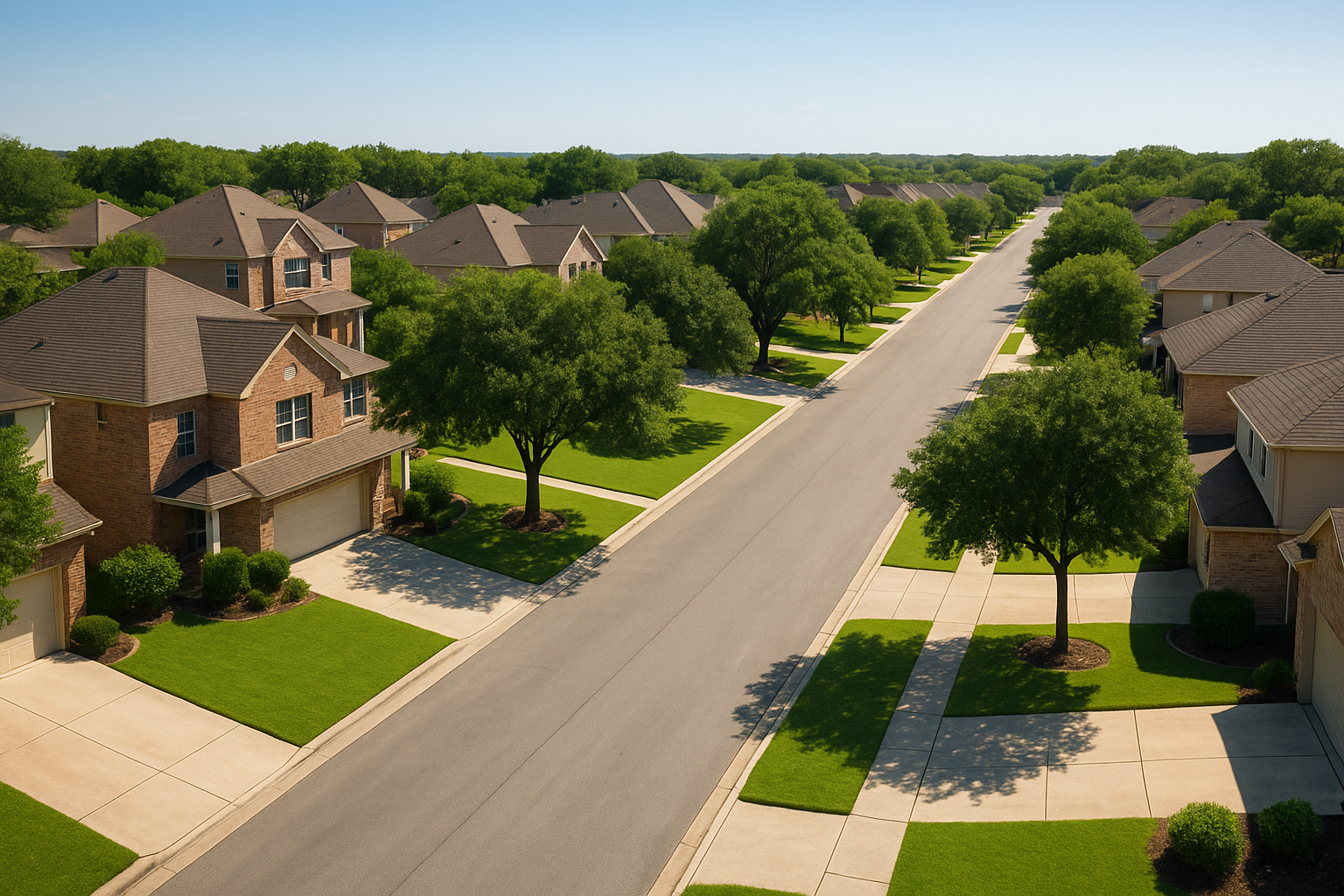 Suburban San Antonio neighborhood popular with military families and veterans