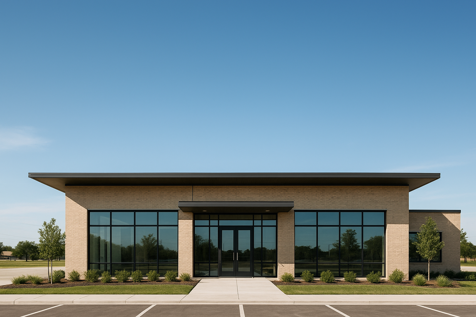 7a896bea_office-building-exterior-terrell Office building plumbing Terrell TX service location exterior