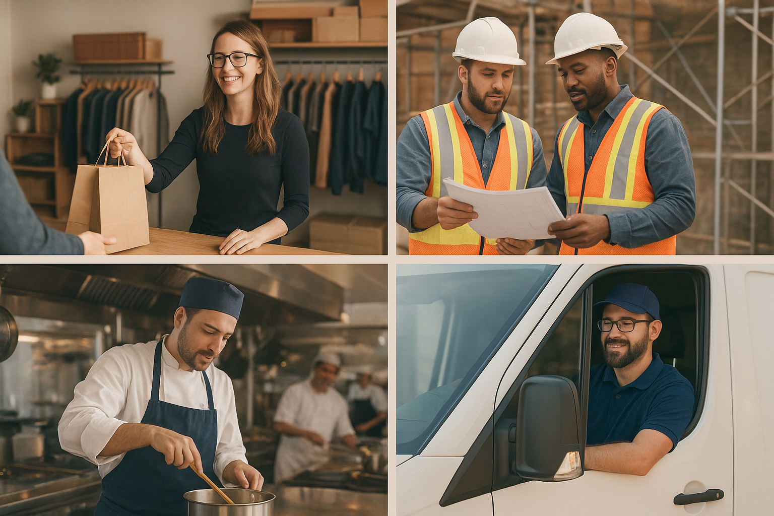 Four small business types that commonly use SBA loan programs for funding