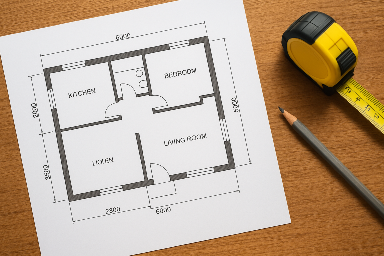Architectural blueprints and permit documents for an accessory dwelling unit project