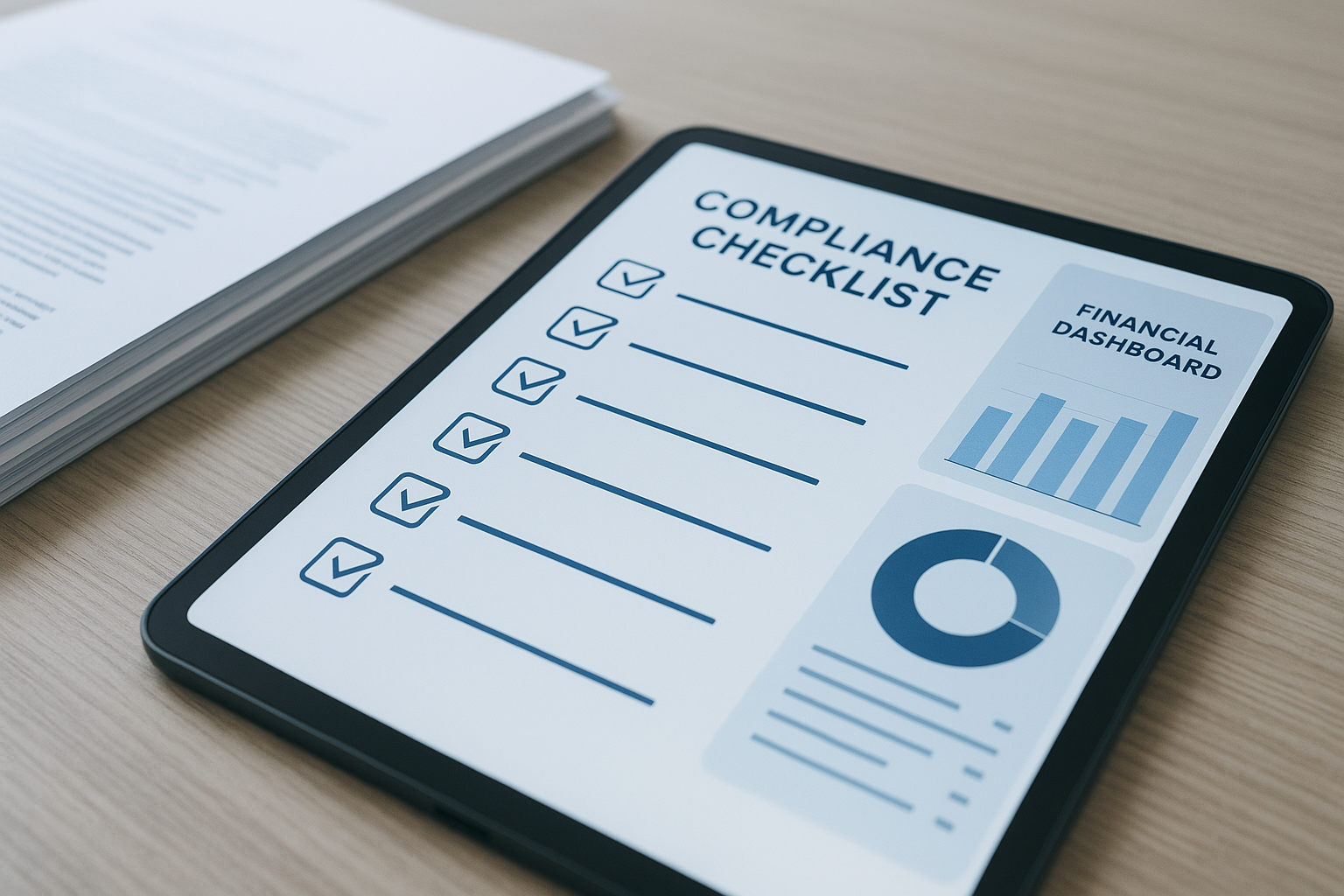 Compliance dashboard used by a Minnesota accounting firm supporting DHS-licensed providers
