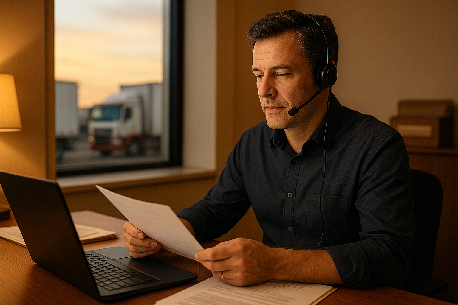 Freight agent coordinating carrier support for a 3PL client