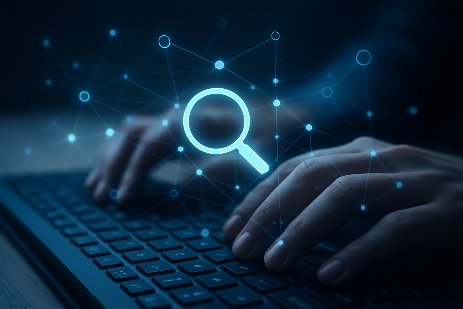 Person setting up automated workflows within a digital marketing automation platform interface