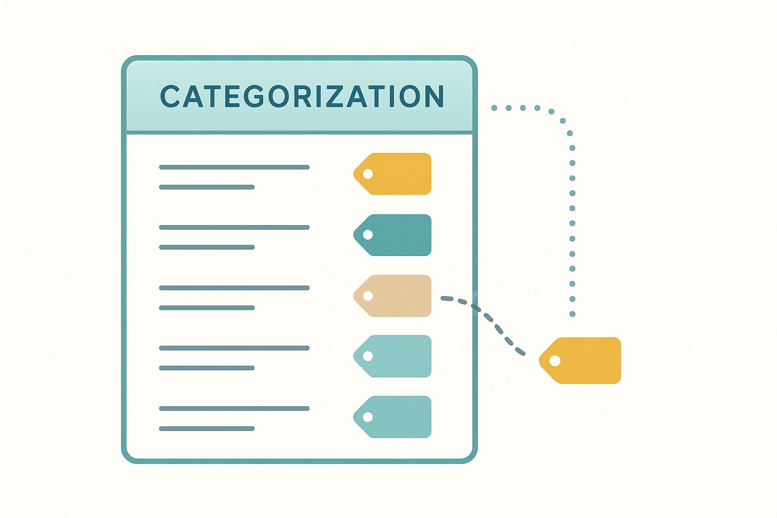 Transaction categorization panel automatically sorting bank feed entries into expense categories